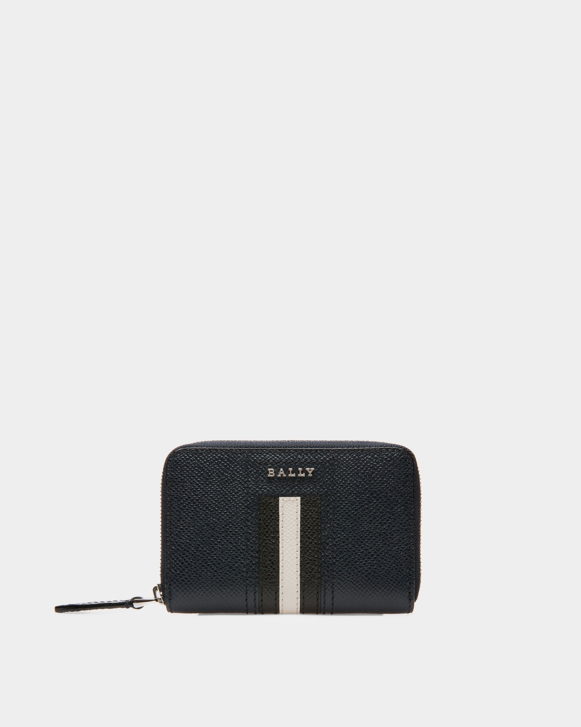Tivy レザー コイン ウォレット ネイビー - 男性 - Bally - 01