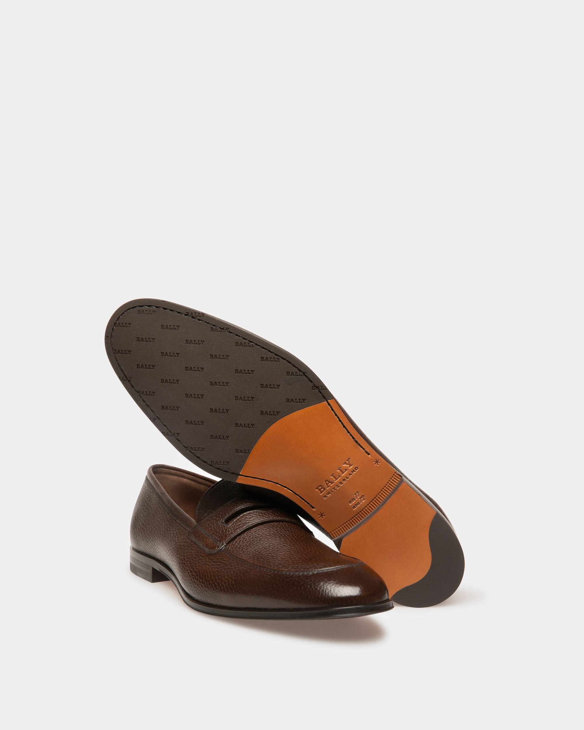 Webb メンズ グレイン ディア レザー ペニー ローファー ココナッツ - 男性 - Bally - 05