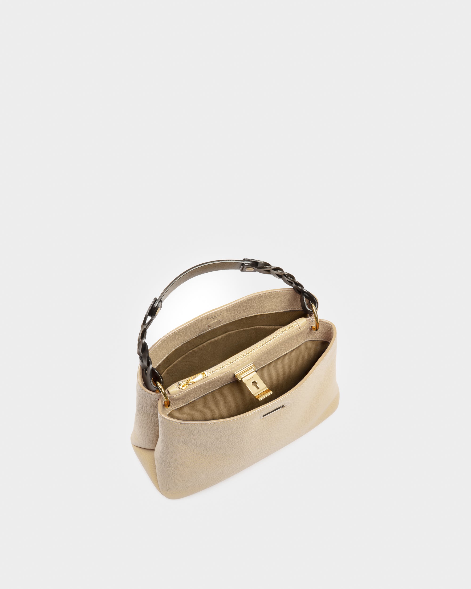Lucyle ライトベージュ レザー ショルダーバッグ - 女性 - Bally - 04