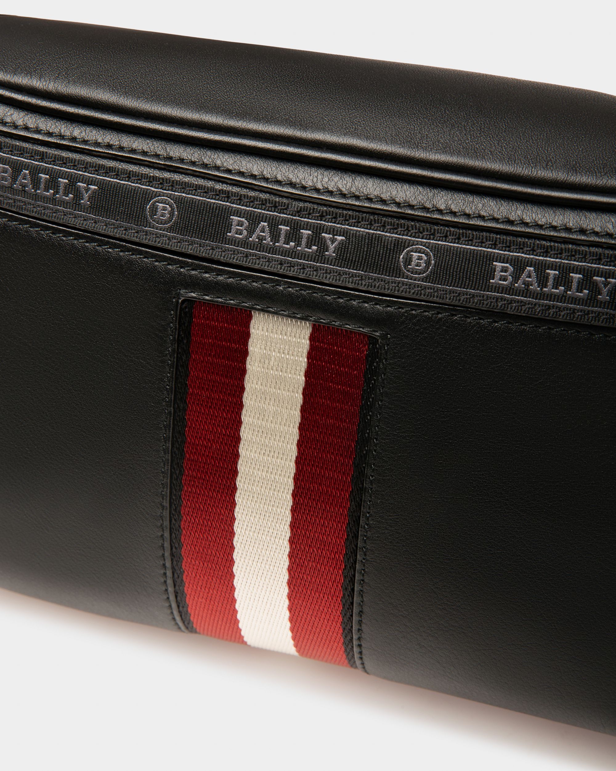 Hakab ブラック レザー バム バッグ - 男性 - Bally - 04