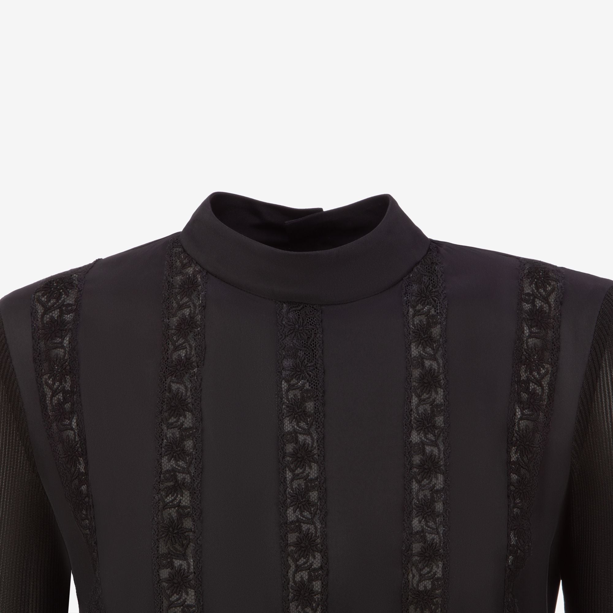Shirts Top In Black Silk - 女性 - Bally - 03