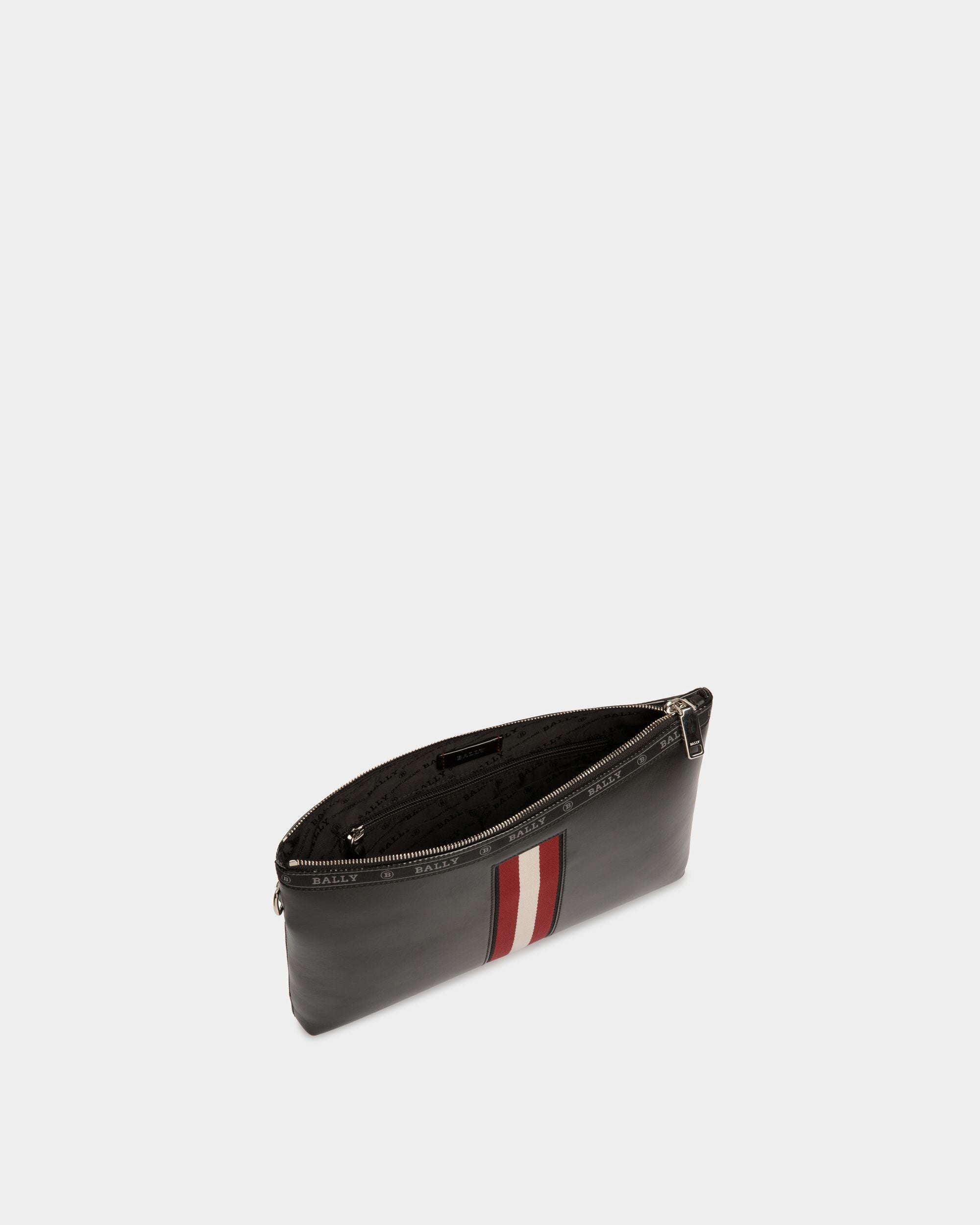Hartland ブラックレザークラッチバッグ - 男性 - Bally - 05