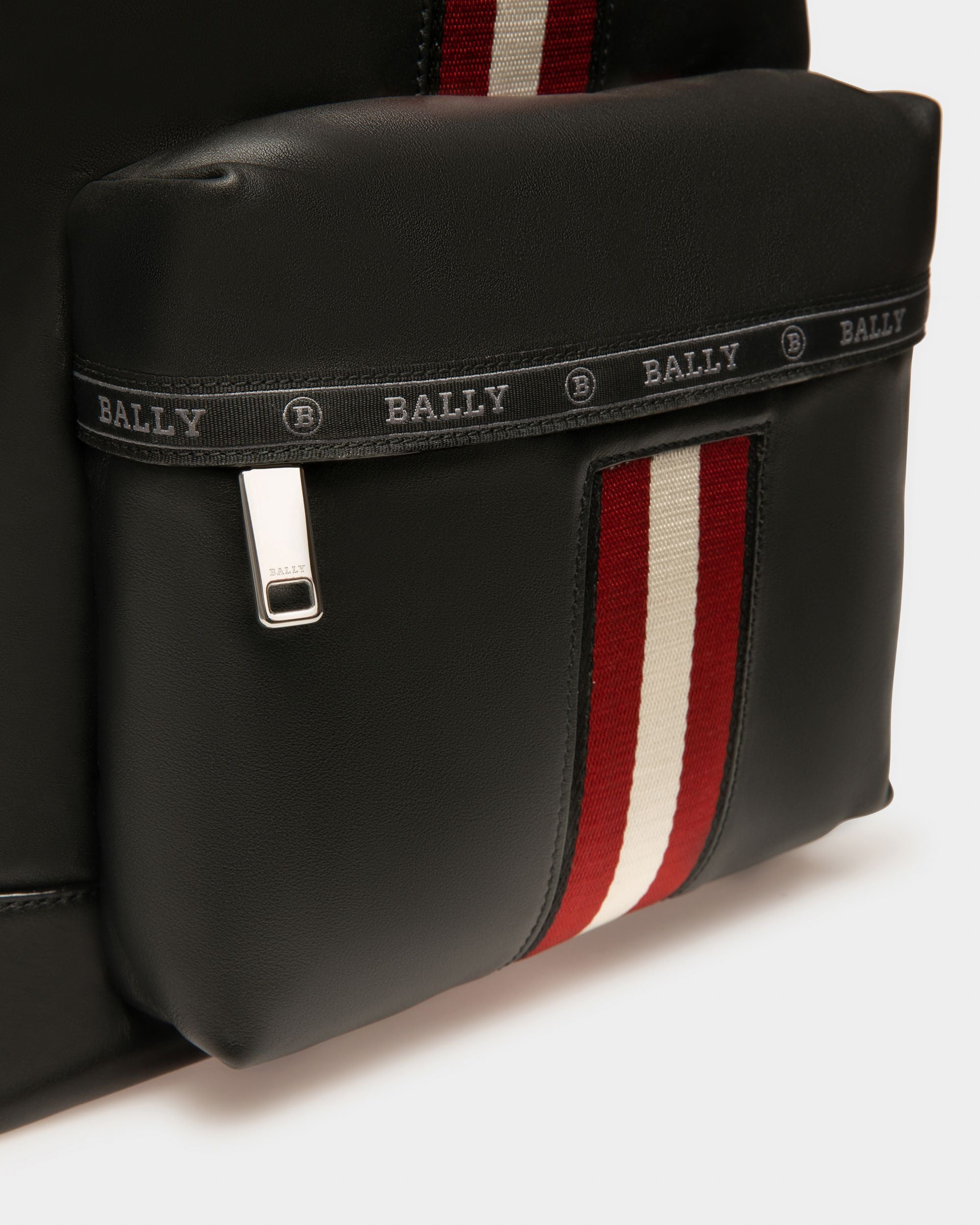 Harper レザー バックパック ブラック - 男性 - Bally - 04