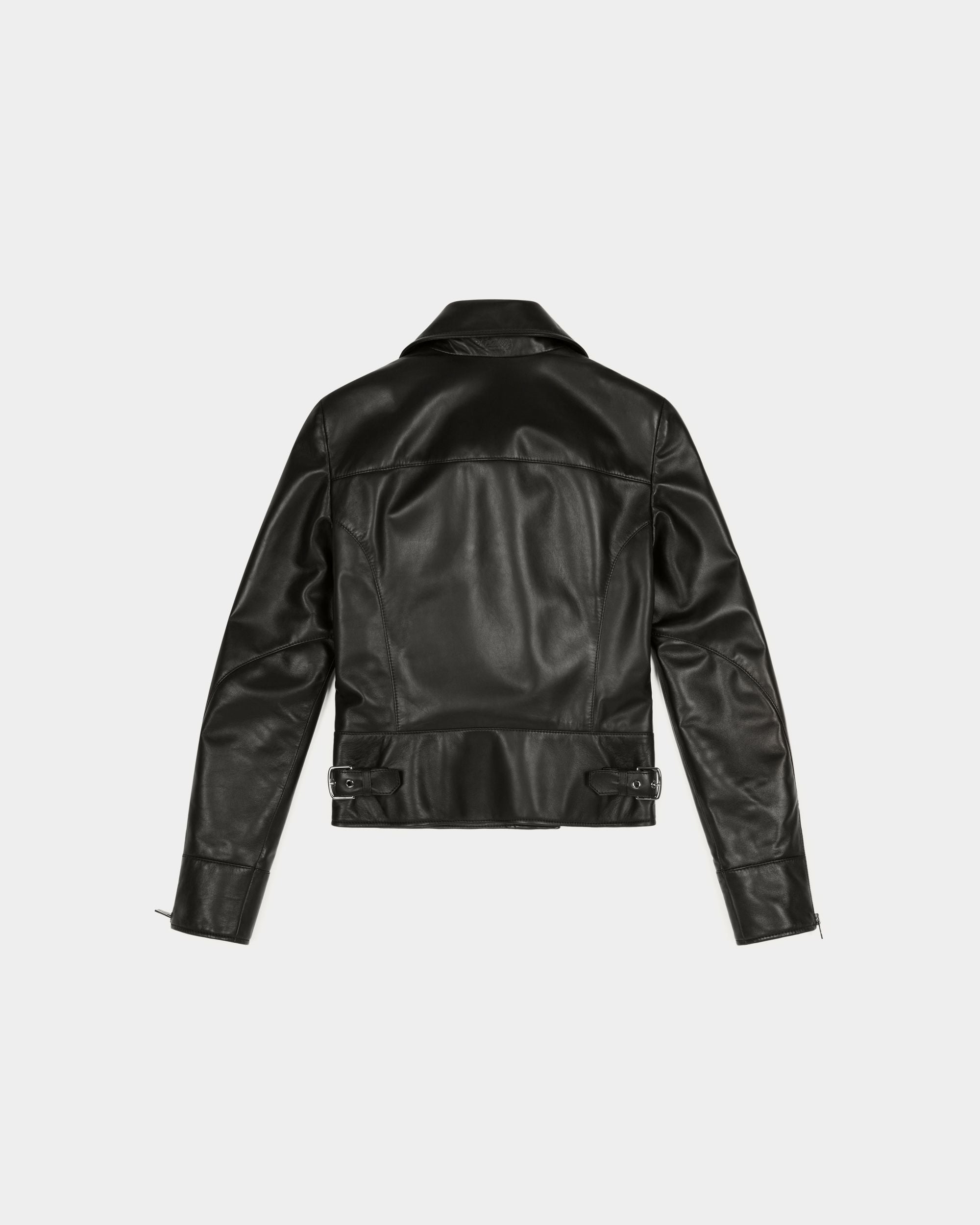 レザー バイカージャケット ブラック レザー バイカージャケット - 女性 - Bally - 05