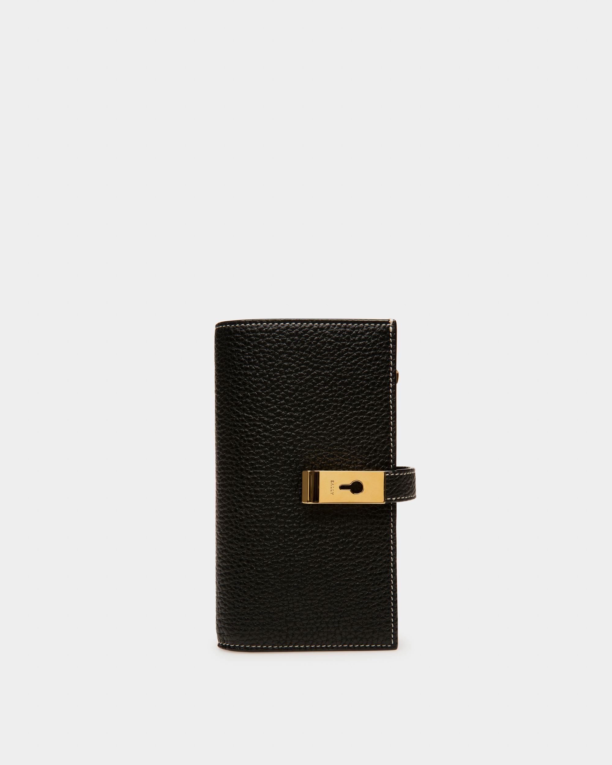 Amber ブラック レザー フレンチ ウォレット - 女性 - Bally - 01