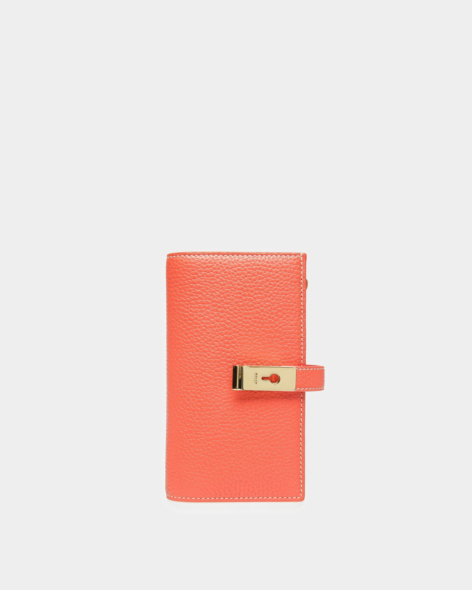Amber オレンジ レザー フレンチウォレット - 女性 - Bally - 01