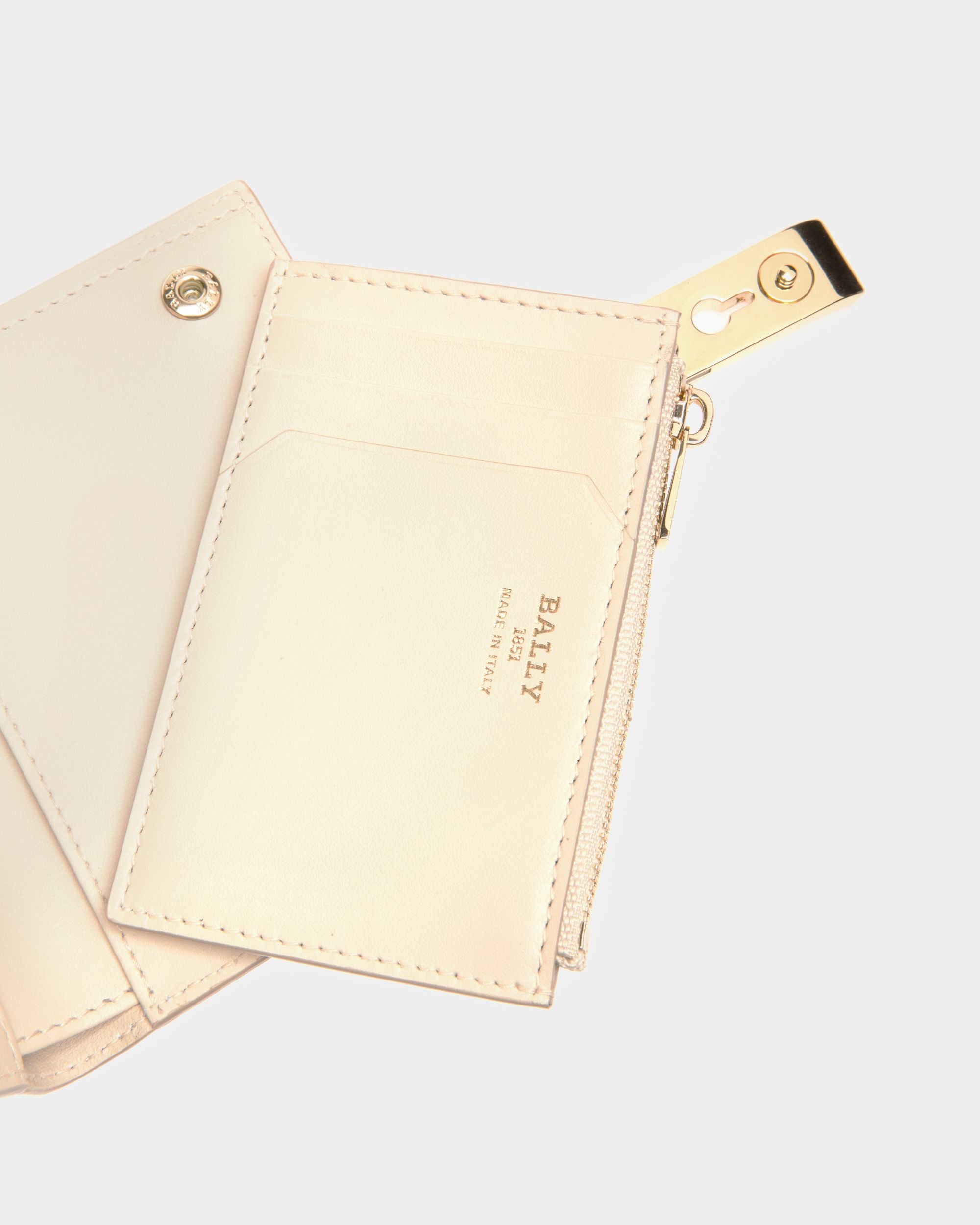 Assen ライトベージュ レザー カードホルダー - 女性 - Bally - 05