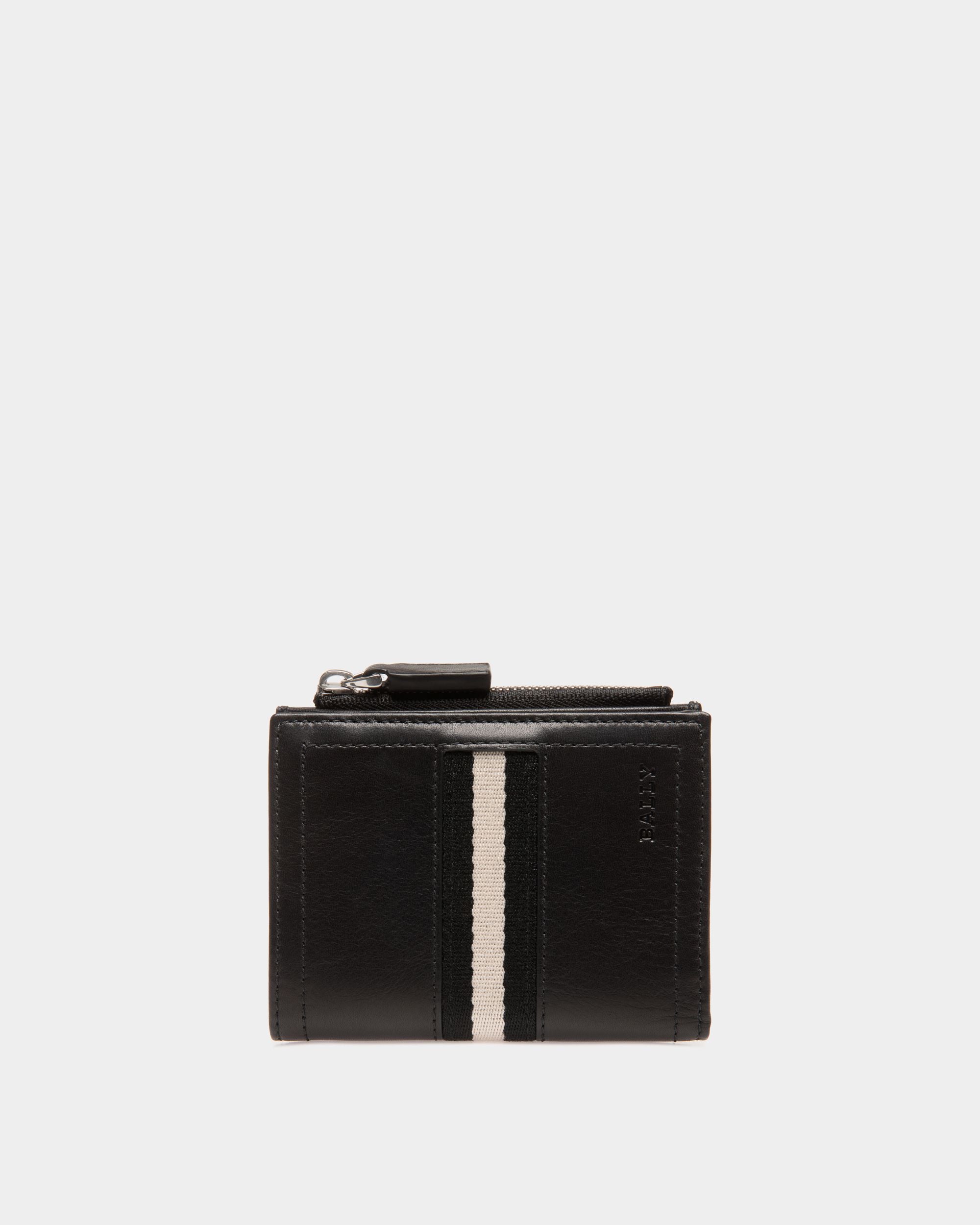 Wallet In Black Leather - 男性 - Bally - 01