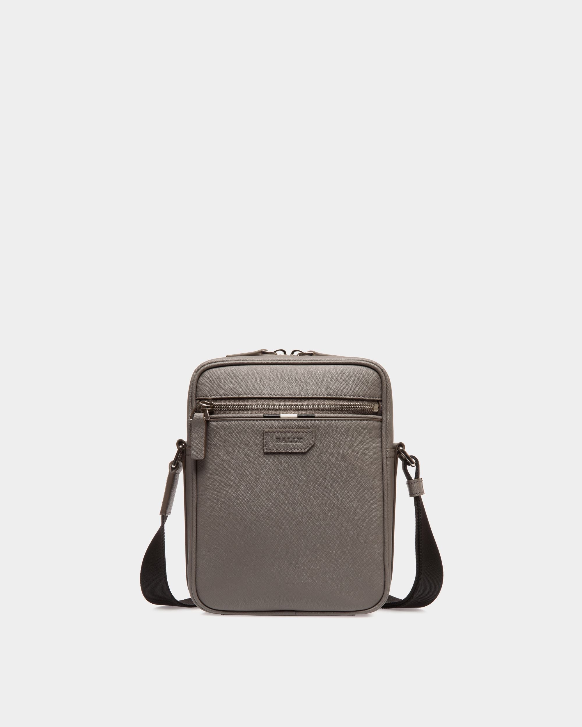Cross Body In Grey Bovine Split - 男性 - Bally - 01