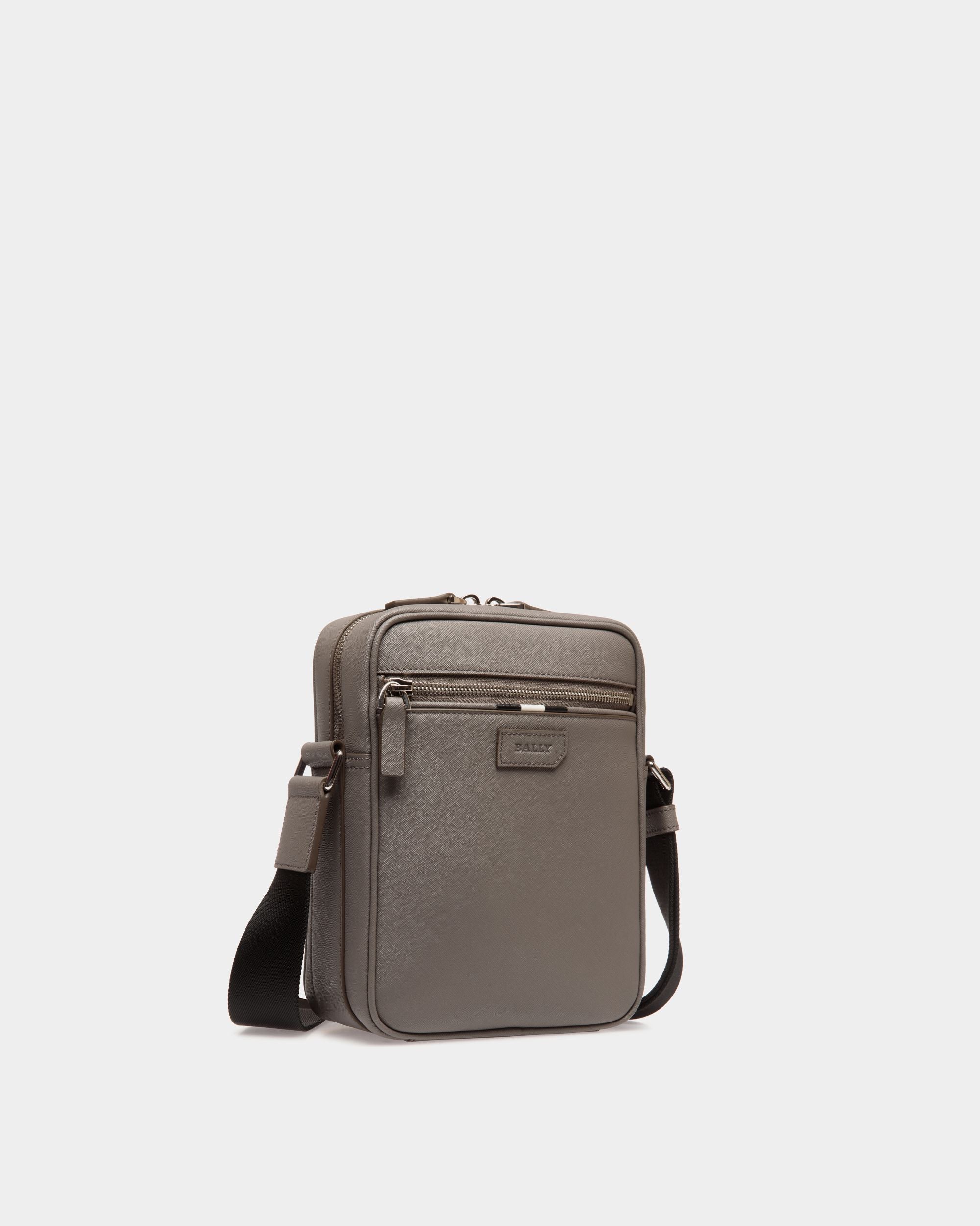 Cross Body In Grey Bovine Split - 男性 - Bally - 03