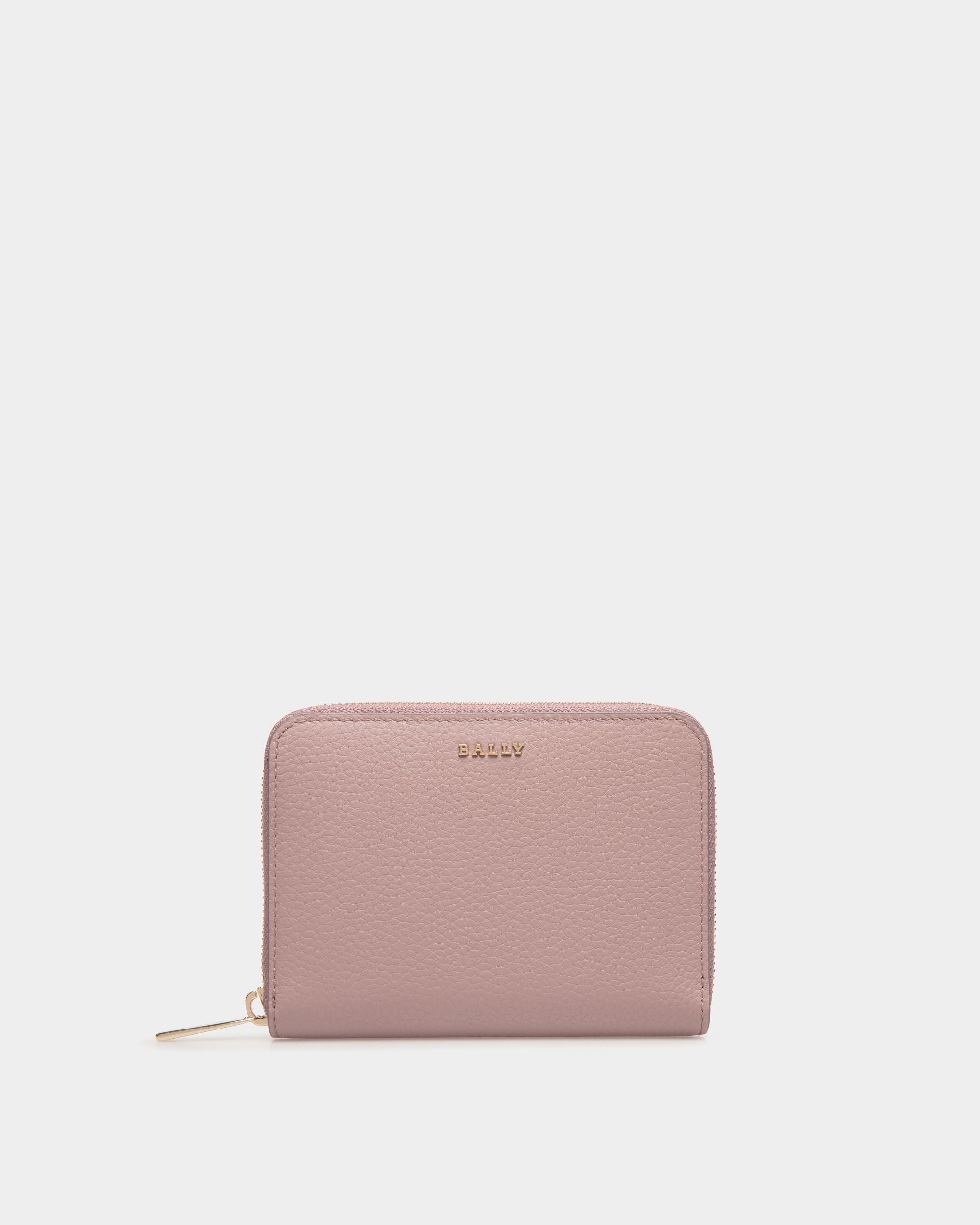 ラウンドジップウォレット ピンク グレインレザー - 女性 - Bally - 01