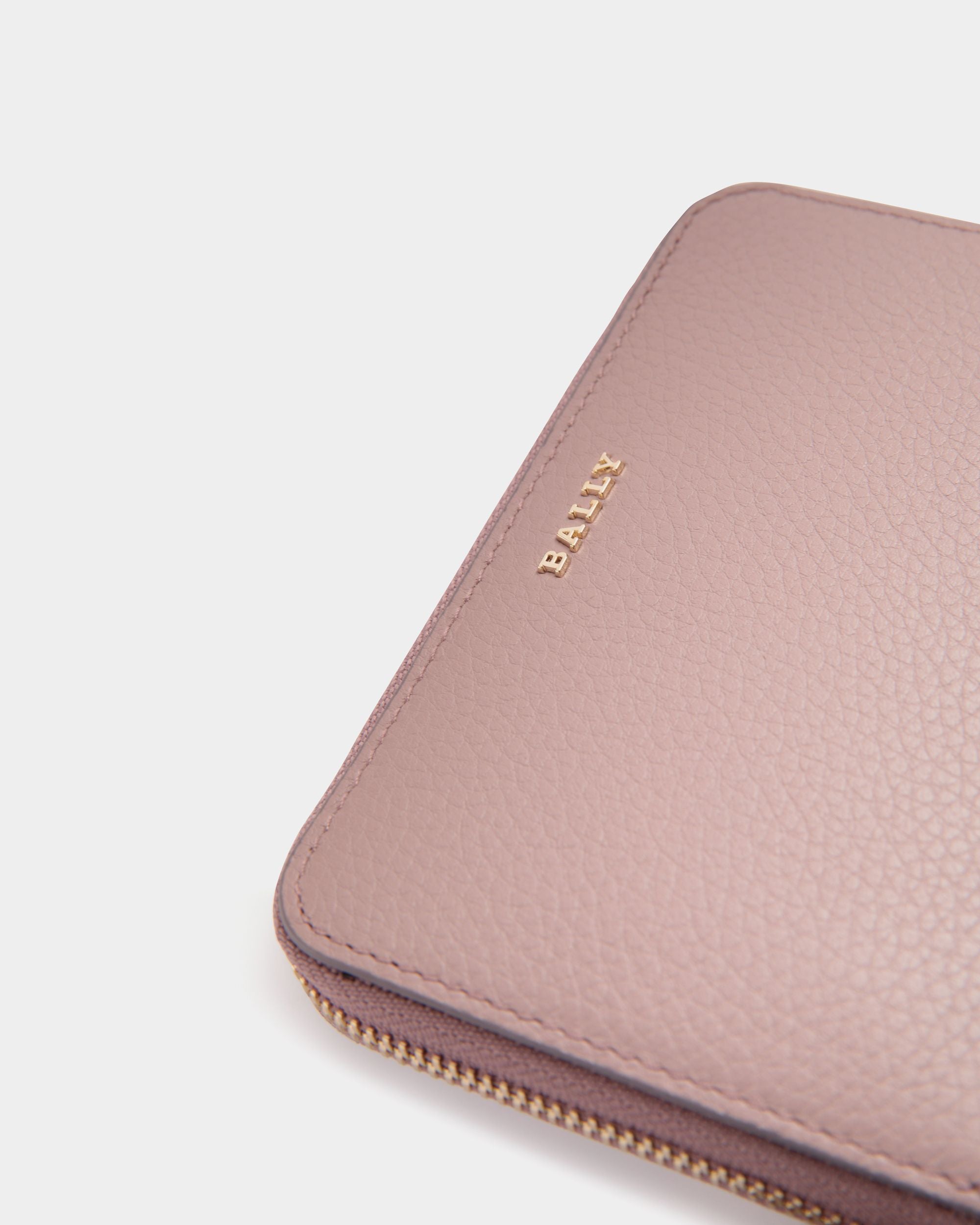 ラウンドジップウォレット ピンク グレインレザー - 女性 - Bally - 04