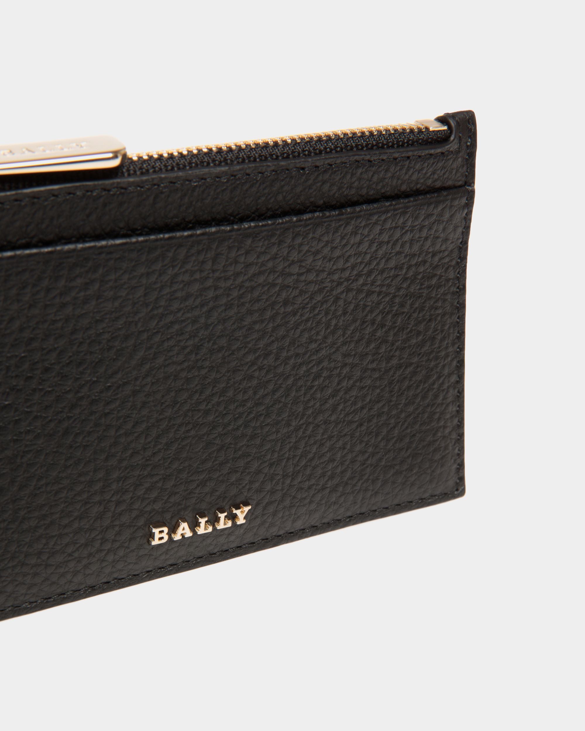 Business Card Holder In Black Bovine - 女性 - Bally - 04