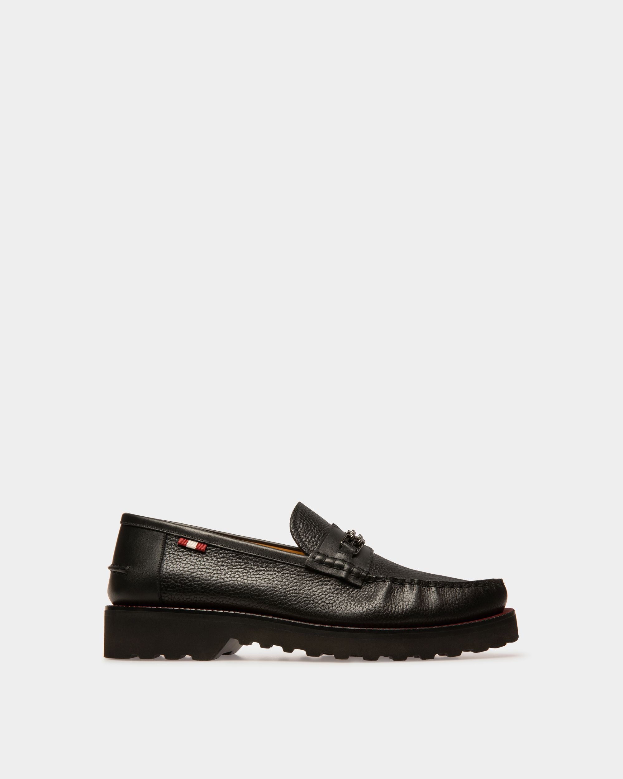 Norrison ブラック レザー モカシン - 男性 - Bally - 01