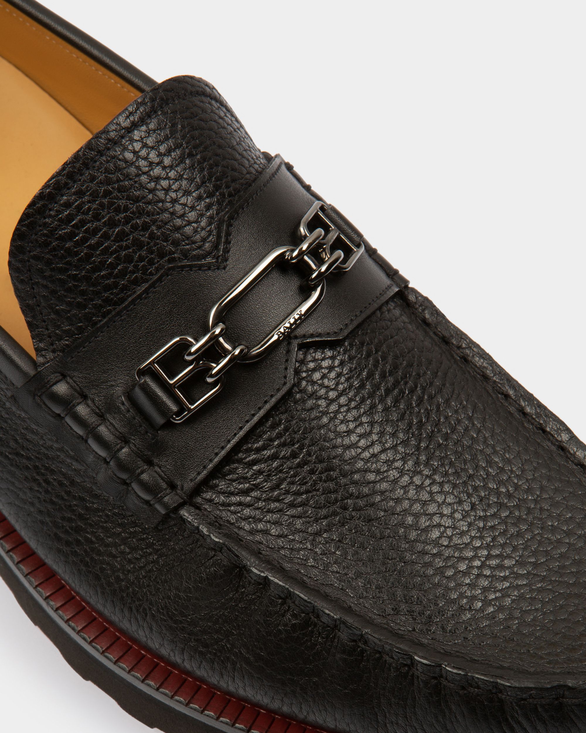 Norrison ブラック レザー モカシン - 男性 - Bally - 03