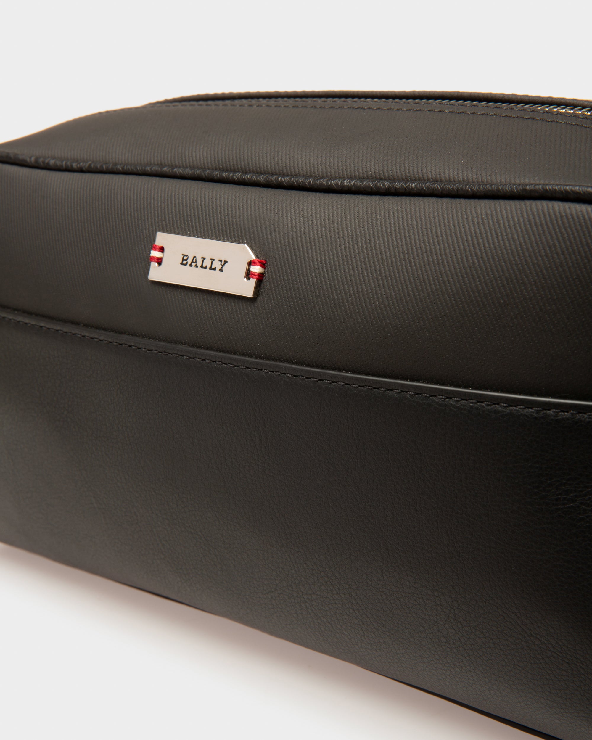 Vakimo ブラック コットンミックス ポーチ - 男性 - Bally - 04
