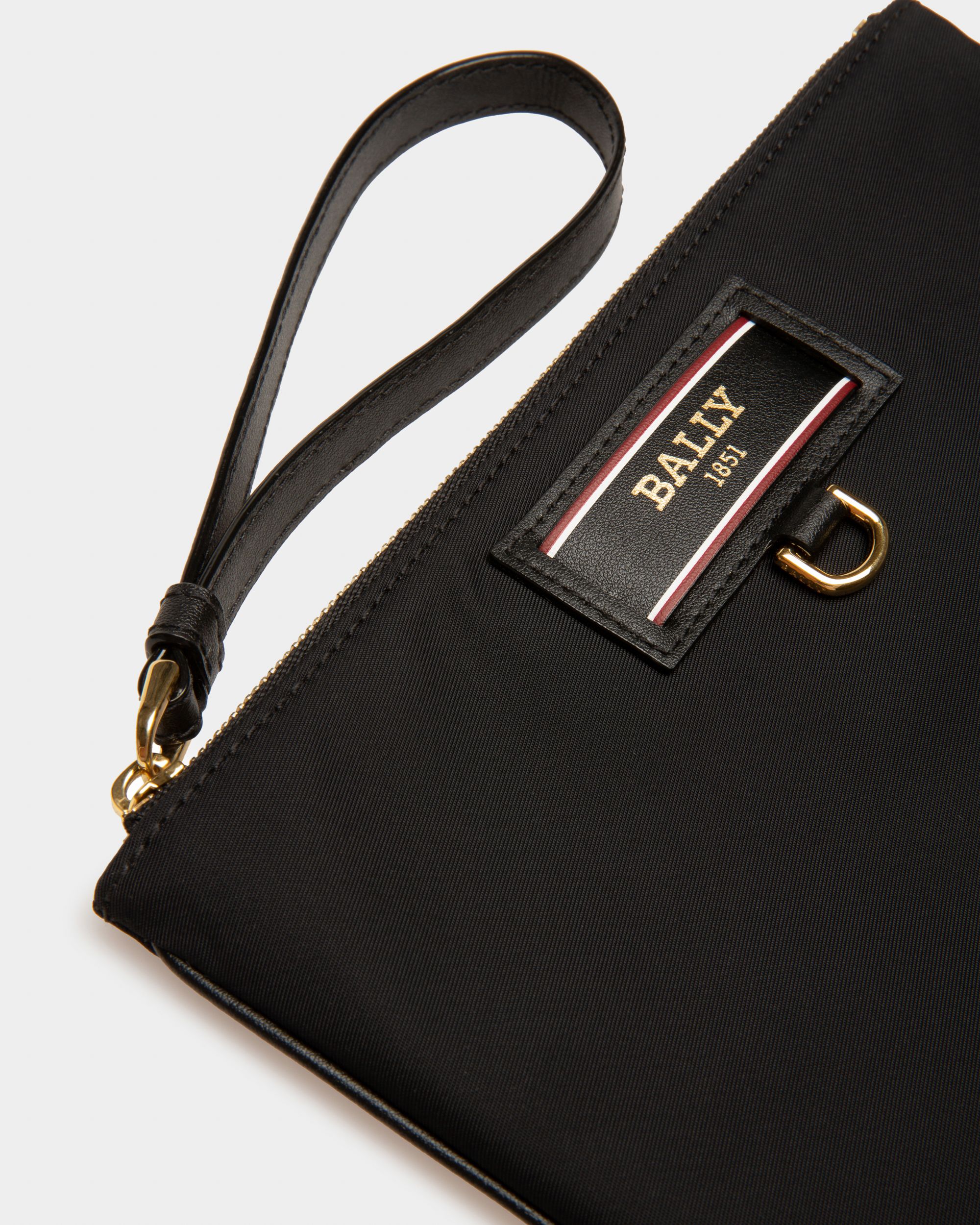Evalyn ブラック リサイクルナイロン ポーチ - 女性 - Bally - 04