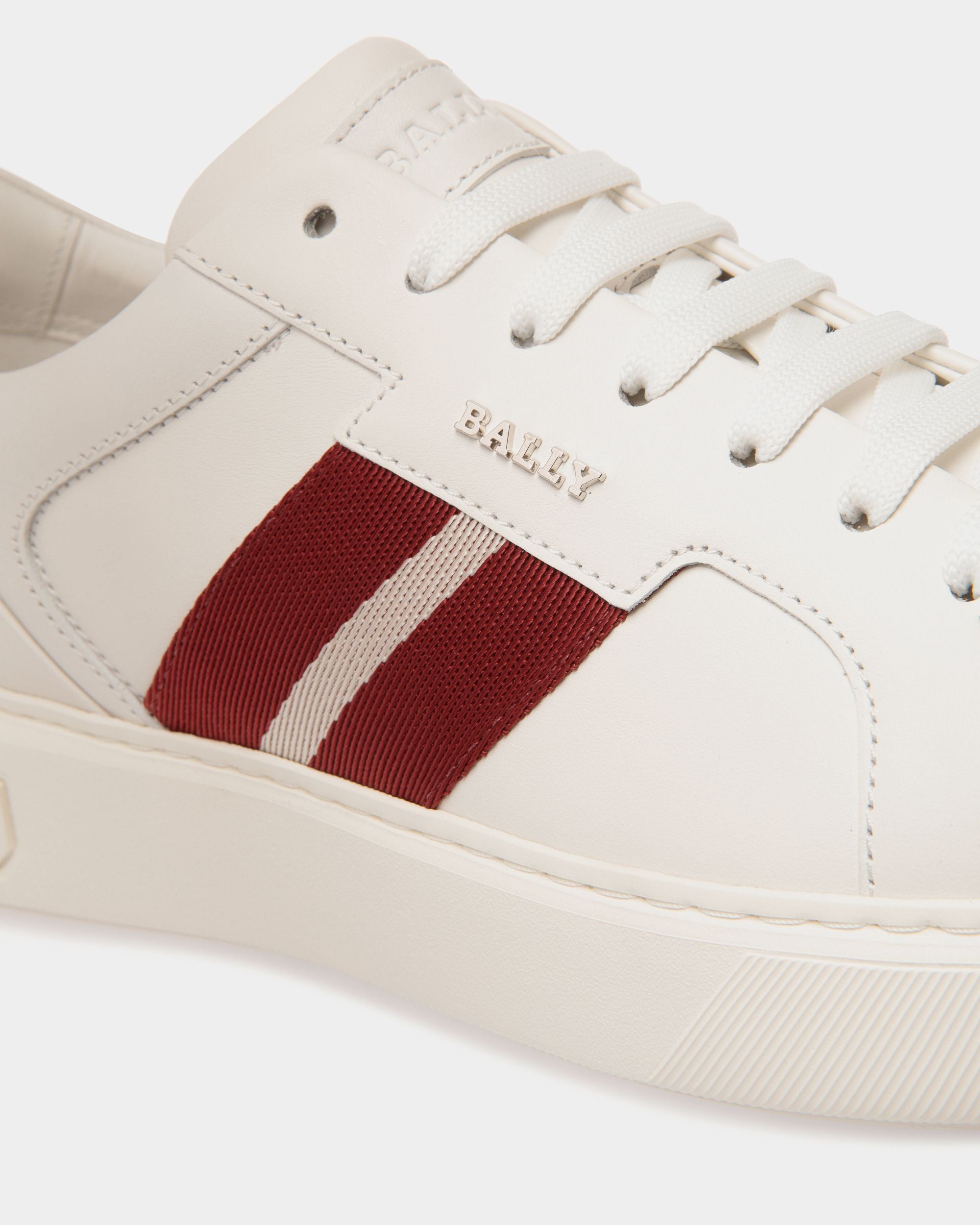 Moony ホワイト レザー スニーカー - 男性 - Bally - 05