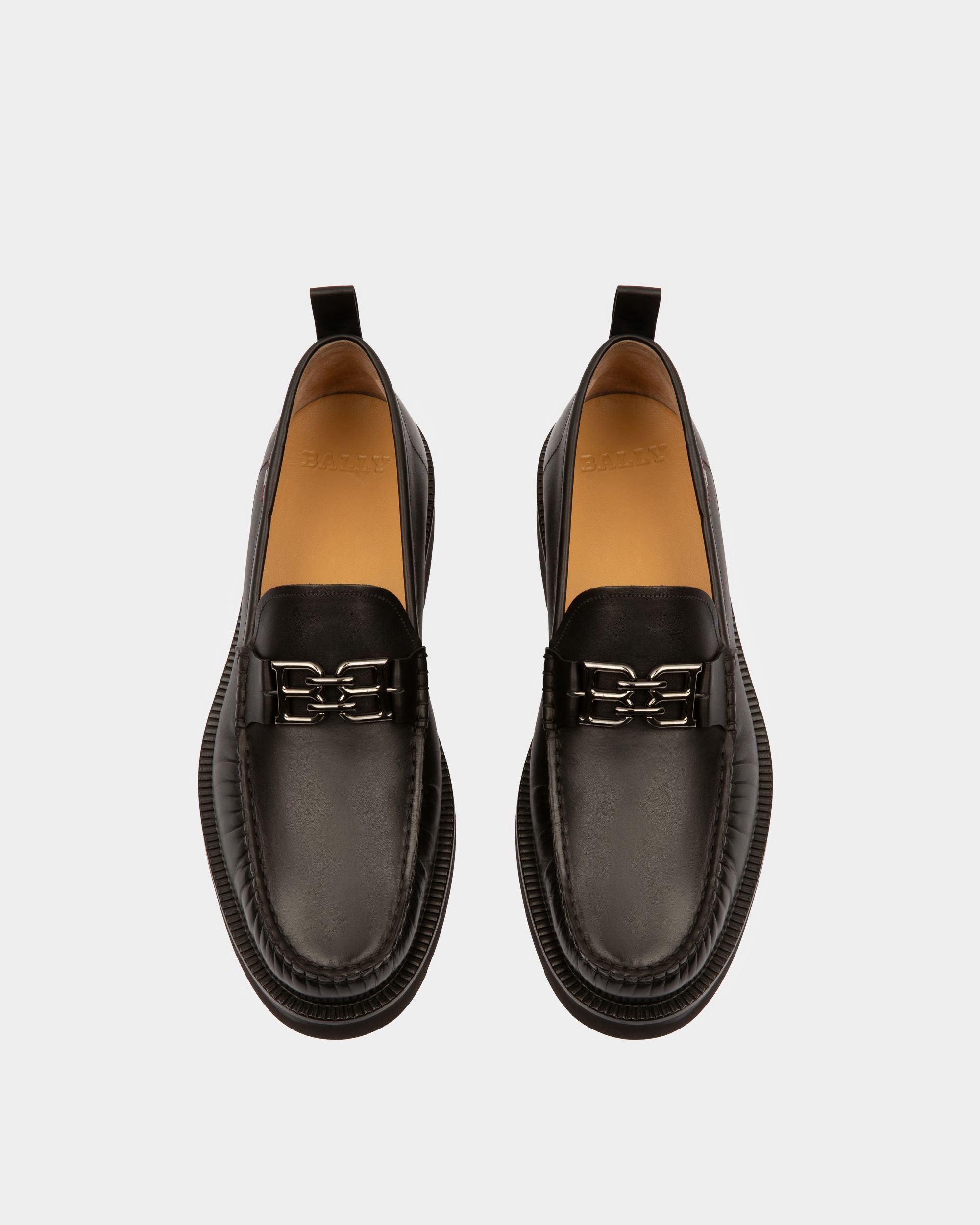 Nolam ブラック レザー モカシン - 男性 - Bally - 02
