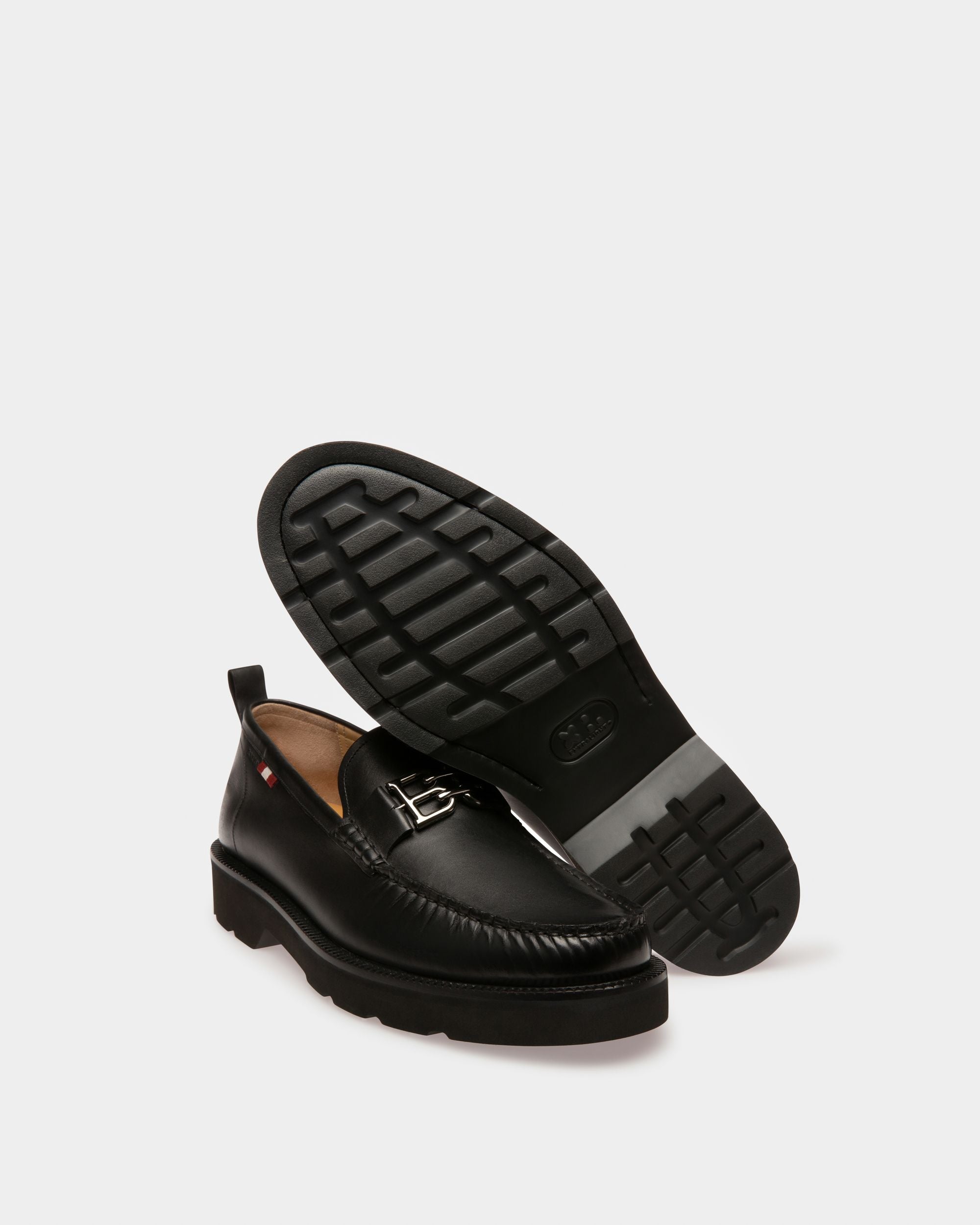 Nolam ブラック レザー モカシン - 男性 - Bally - 04