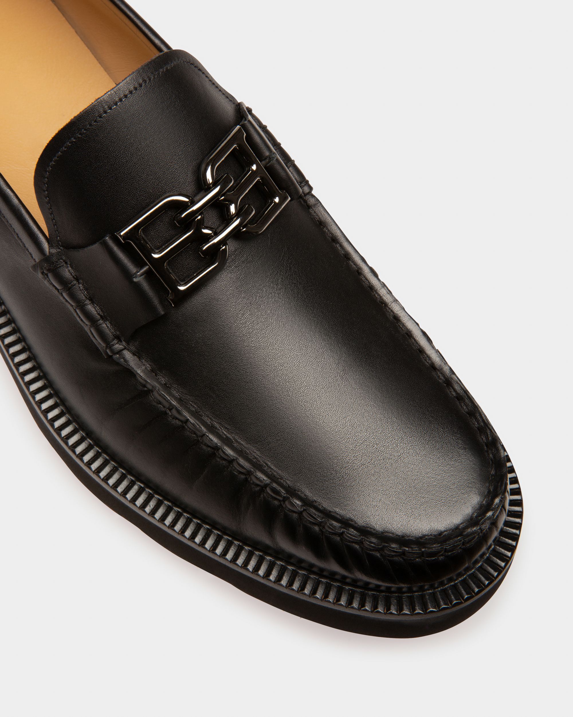Nolam ブラック レザー モカシン - 男性 - Bally - 05