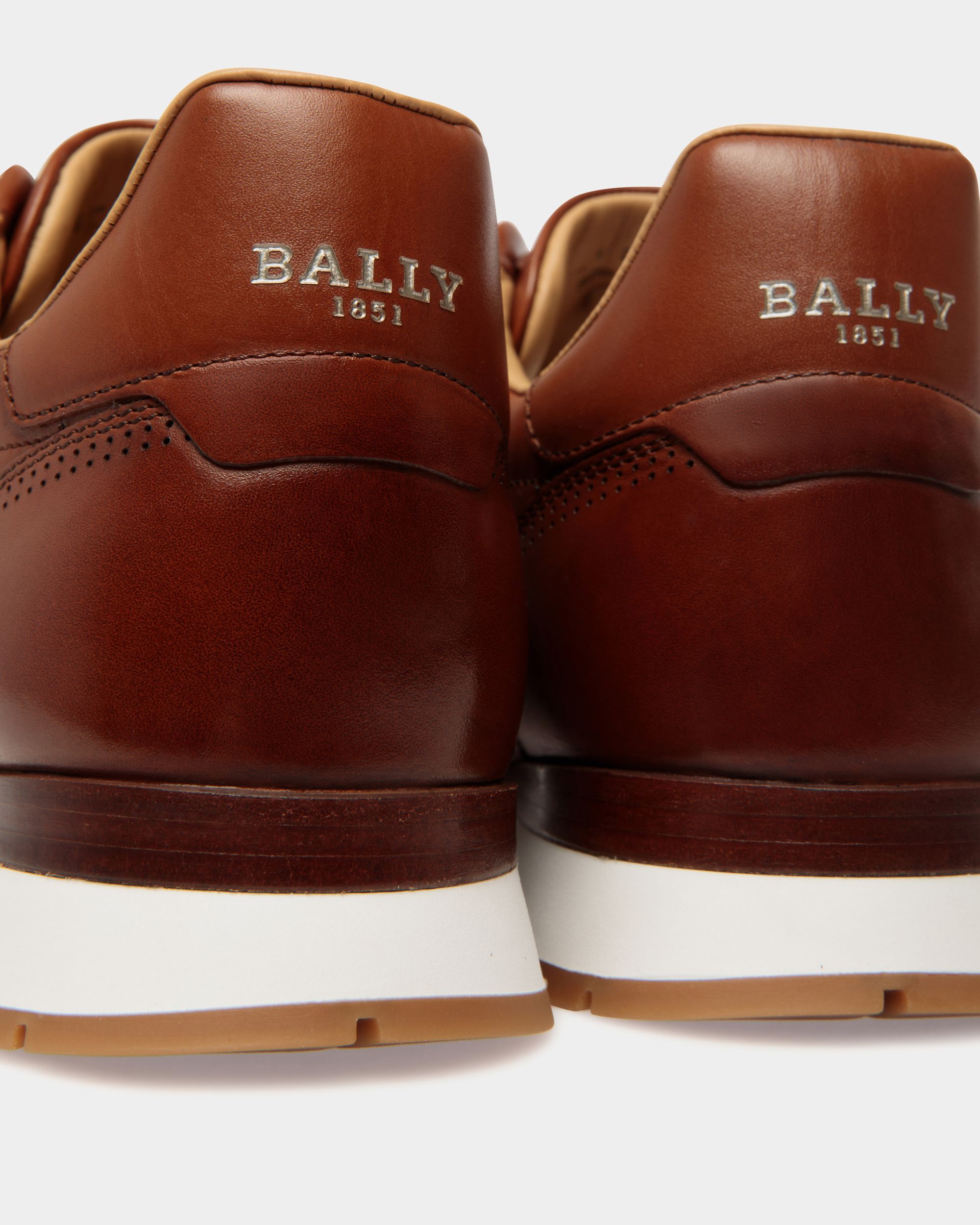 Asken ブラウン レザー スニーカー - 男性 - Bally - 06