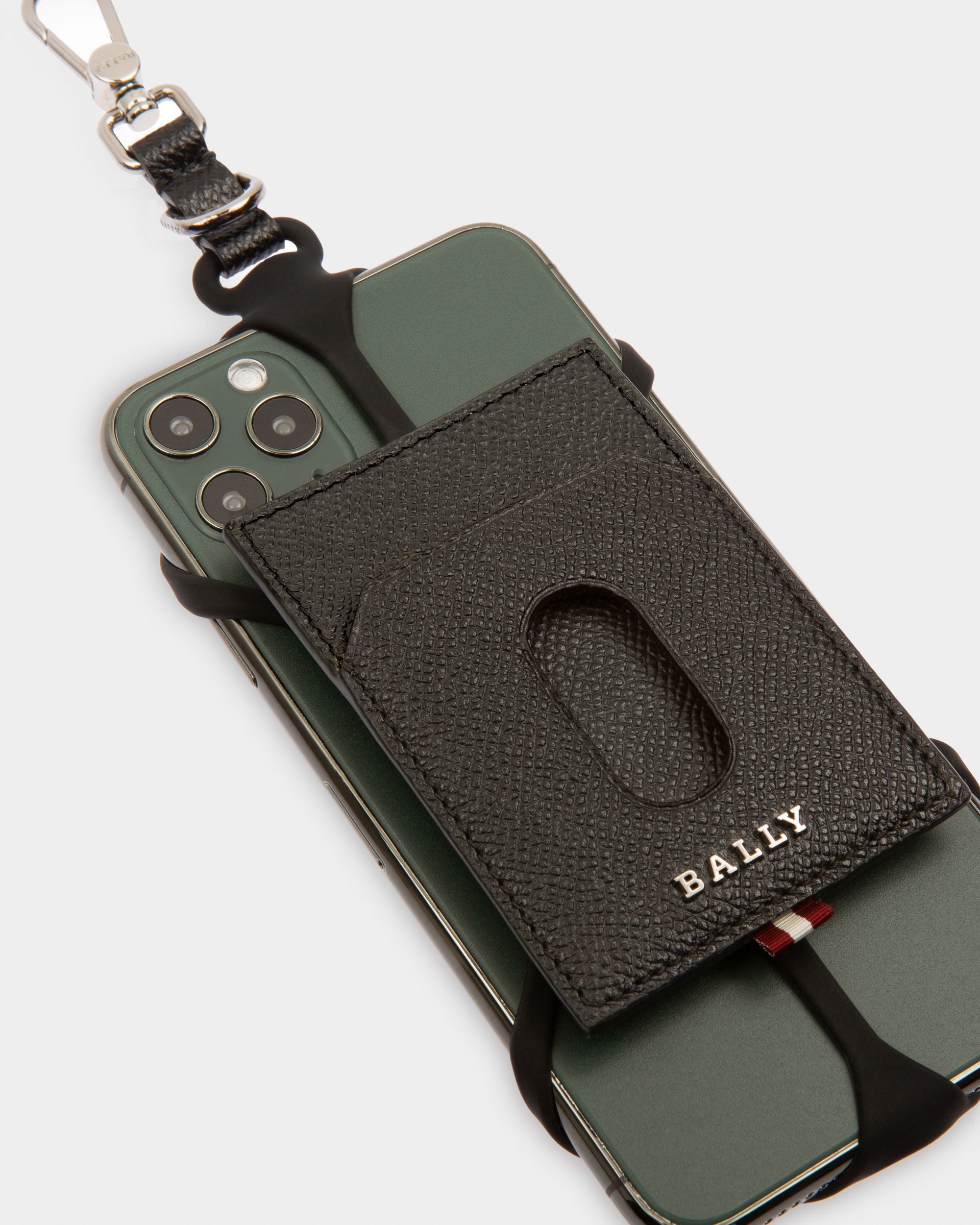 Bony ブラック レザー 携帯電話ホルダー - 男性 - Bally - 04