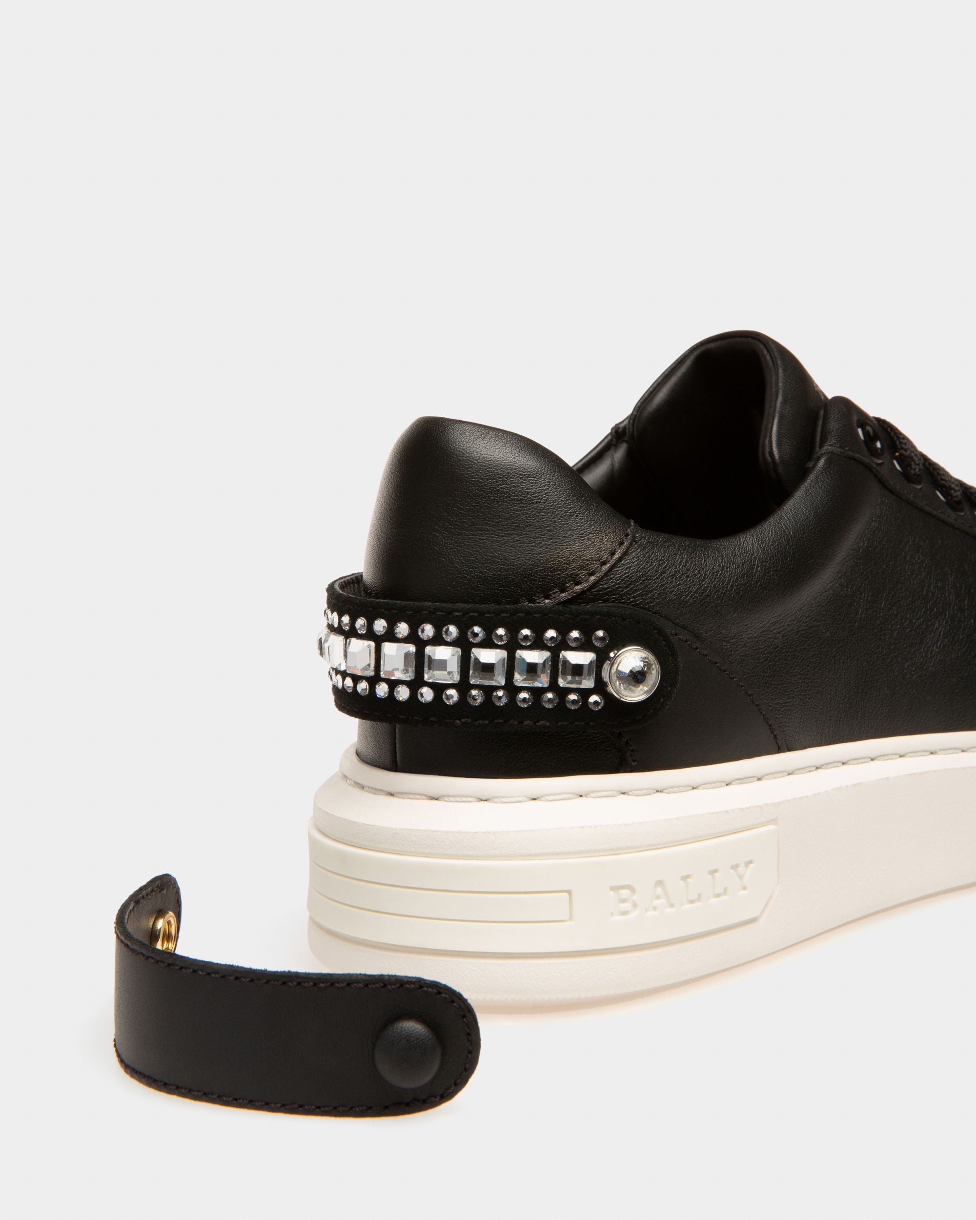 Mayla ブラック レザー スニーカー - 女性 - Bally - 06