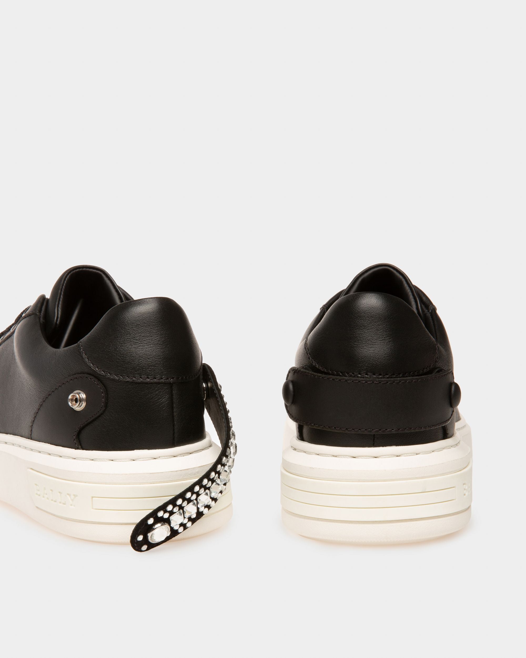 Mayla ブラック レザー スニーカー - 女性 - Bally - 10