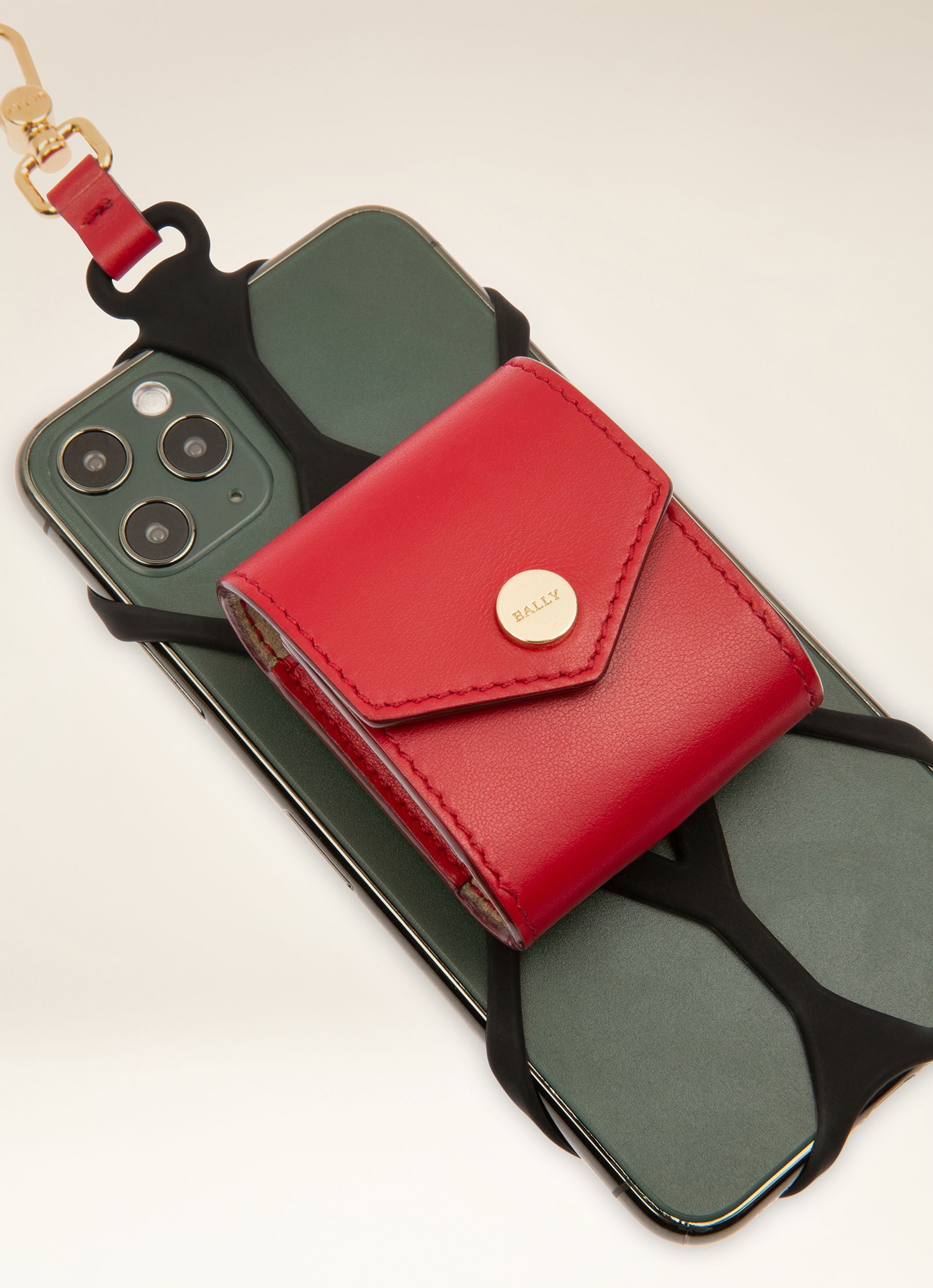 Stefy レッド レザー 携帯電話ホルダー - 女性 - Bally - 02
