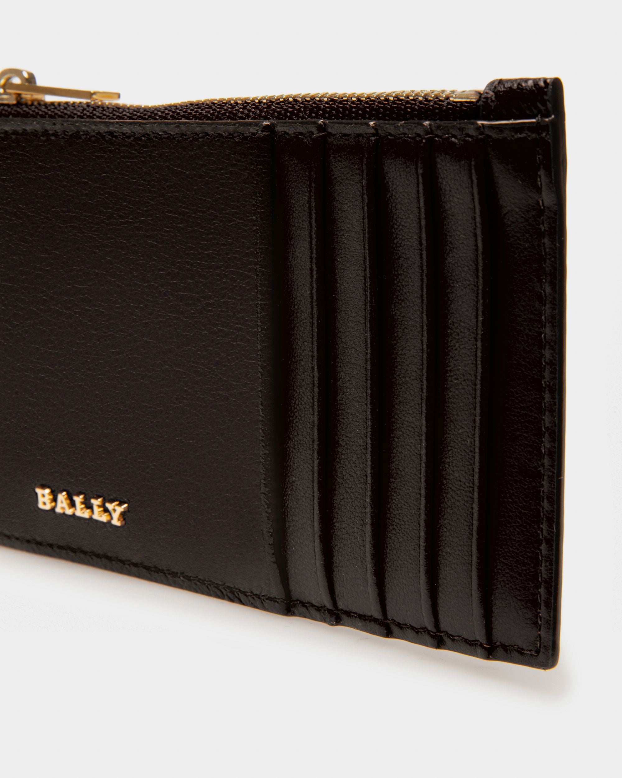 Landy ブラック レザー ウォレット - 女性 - Bally - 04