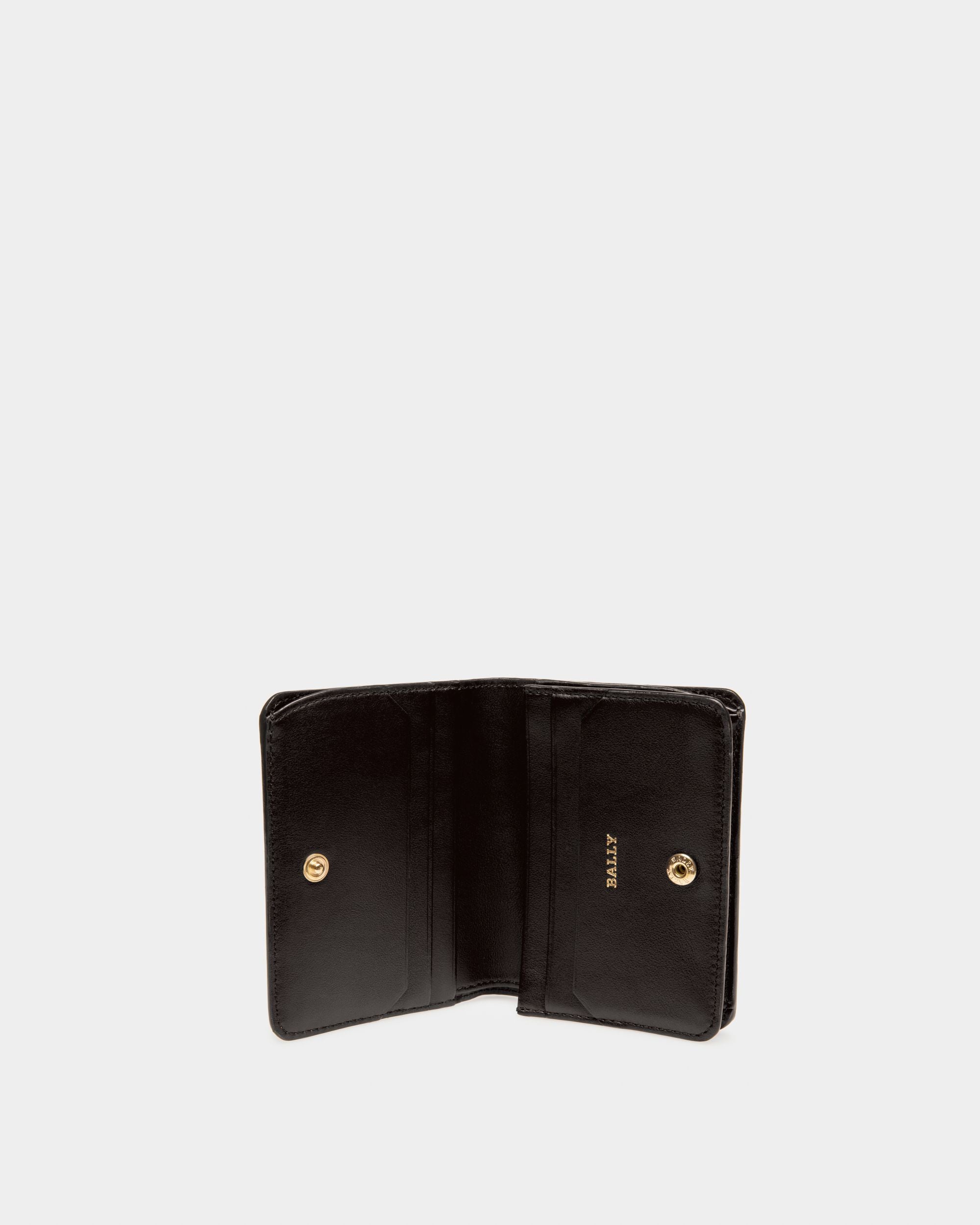Lettes ブラック レザー ビジネスカードホルダー - 女性 - Bally - 03