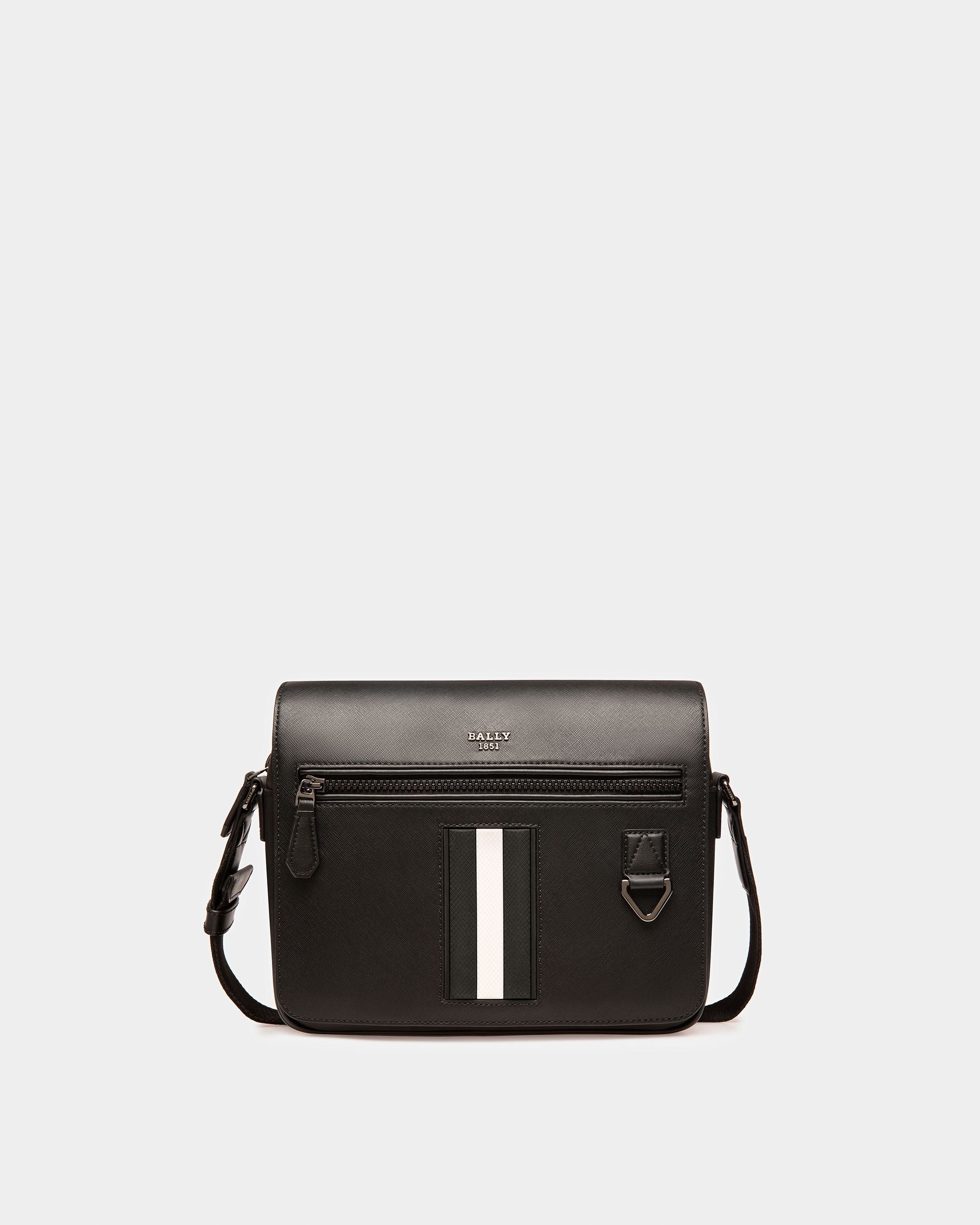 Mes ブラック リサイクルレザー メッセンジャーバッグ - 男性 - Bally - 02