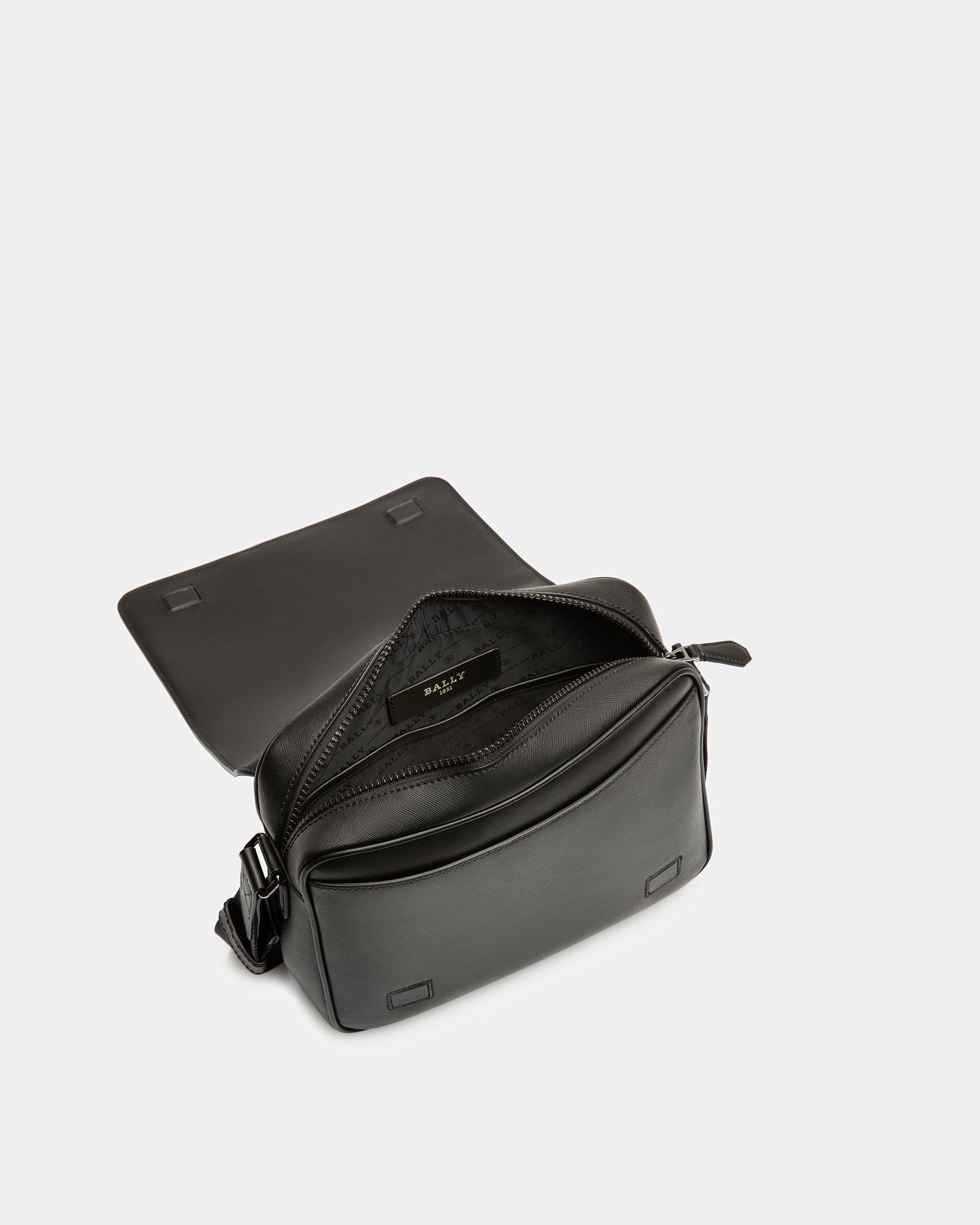 Mes ブラック リサイクルレザー メッセンジャーバッグ - 男性 - Bally - 03