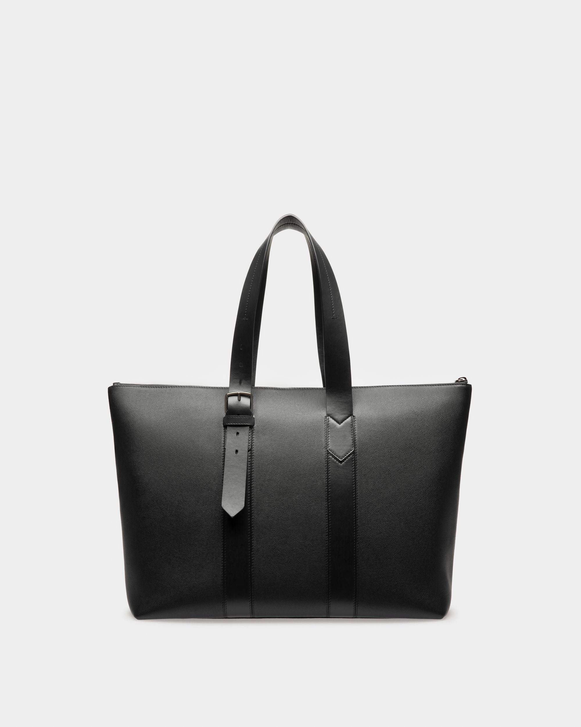 Eland ブラック レザー トートバッグ - 男性 - Bally - 02