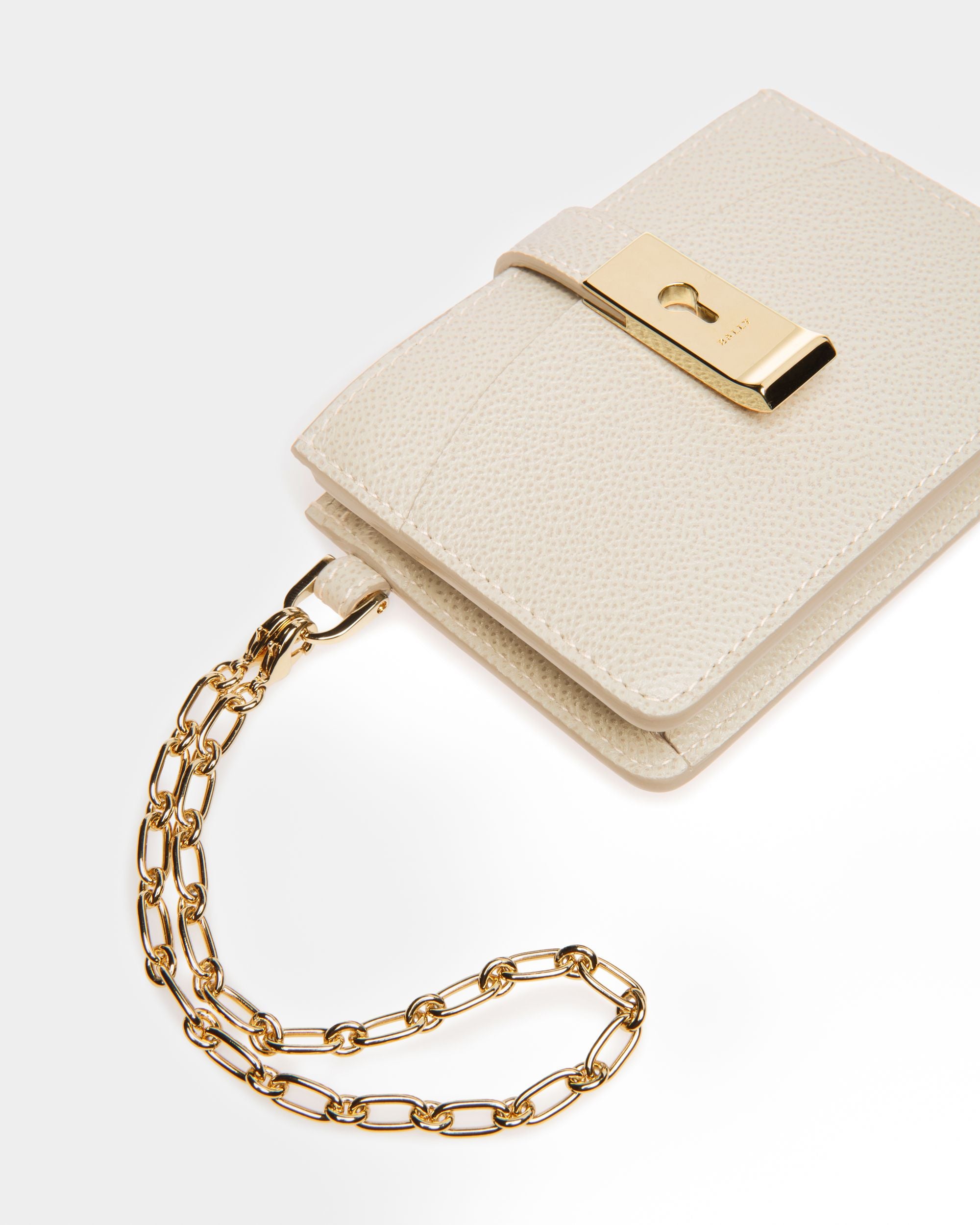 Ava ライトベージュ レザー カードホルダー - 女性 - Bally - 04