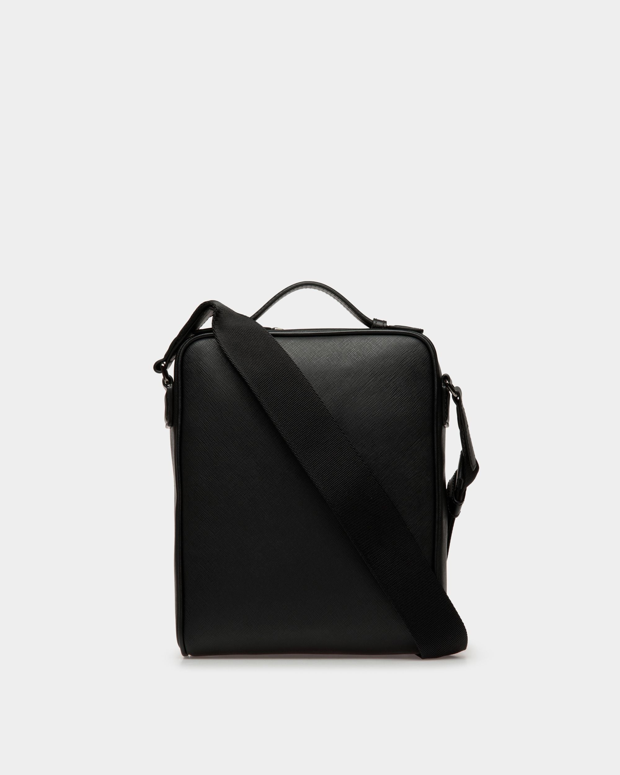 Mackao ブラック リサイクルレザー クロスボディバッグ - 男性 - Bally - 03