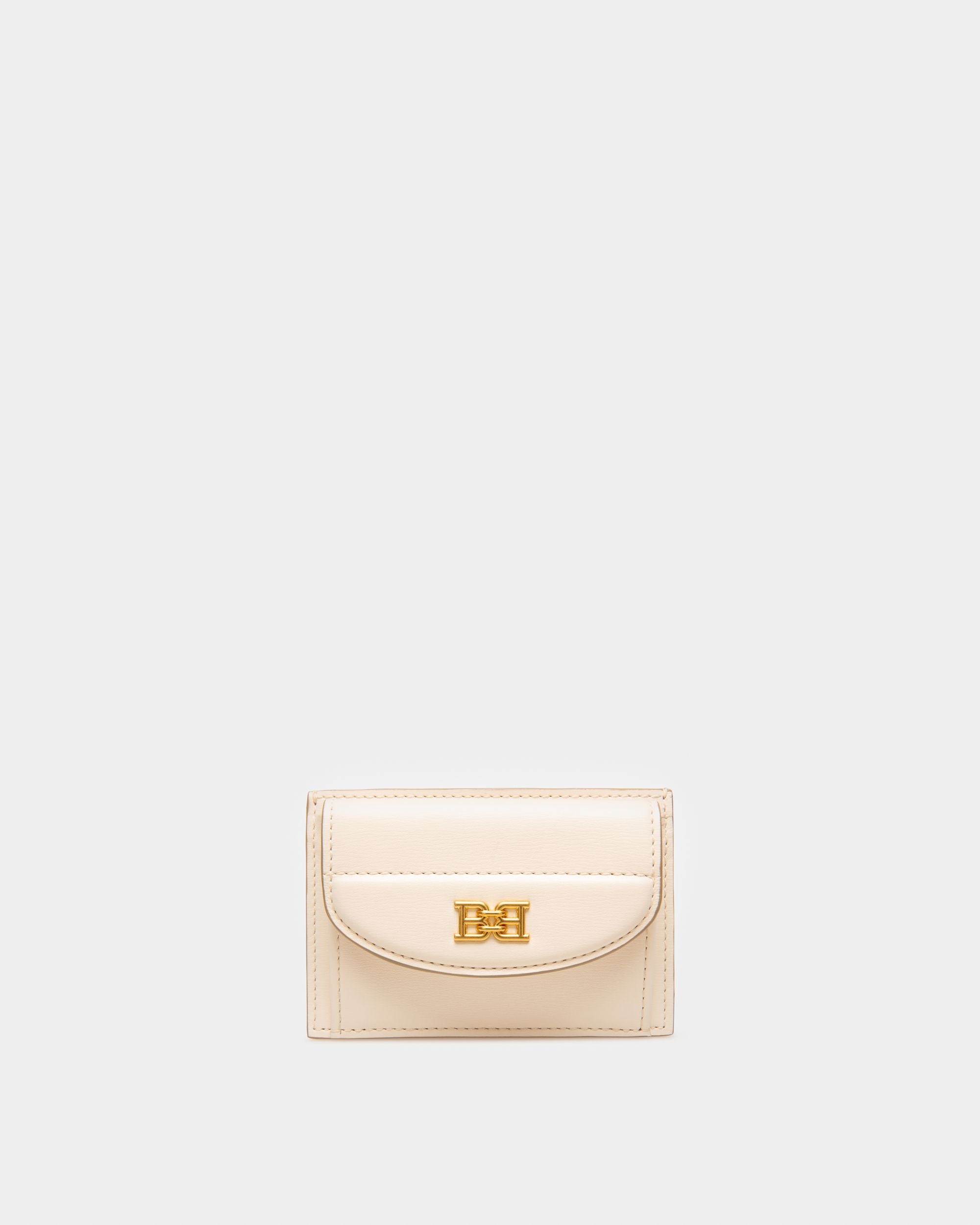 Belky ボーンホワイト レザー カードホルダー - 女性 - Bally - 01
