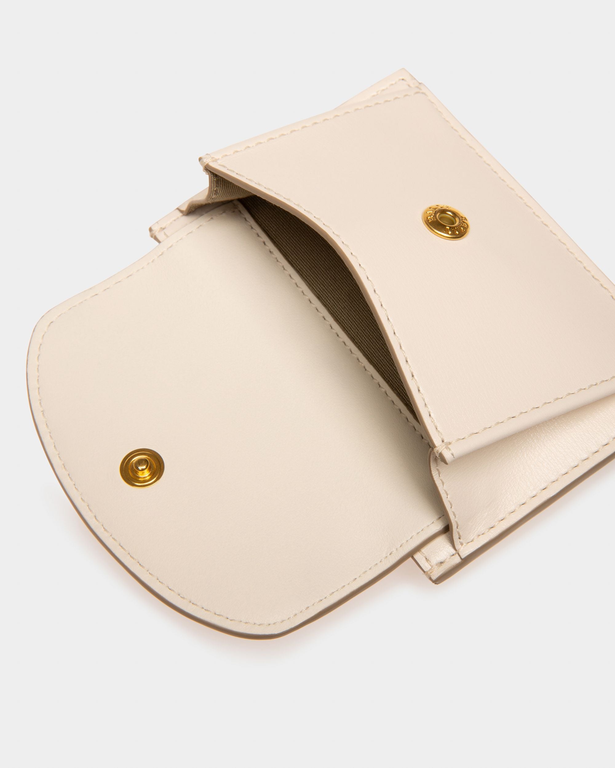Belky ボーンホワイト レザー カードホルダー - 女性 - Bally - 04