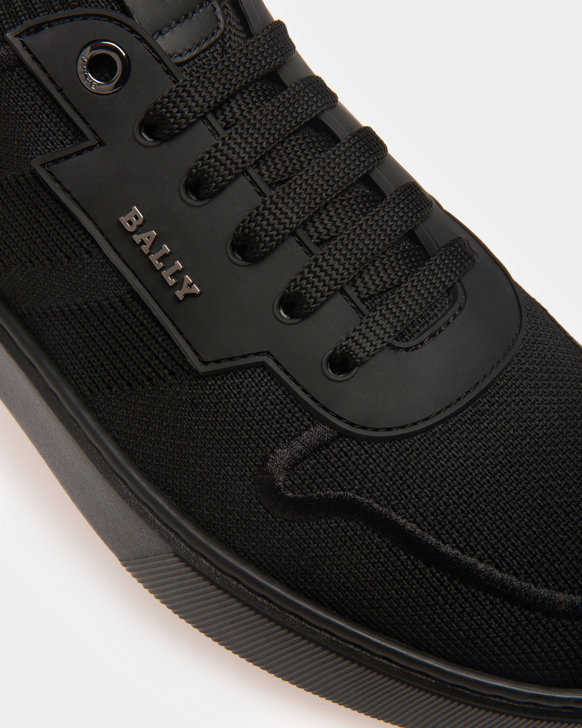 Macky ブラック ニットファブリック スニーカー - 男性 - Bally - 04