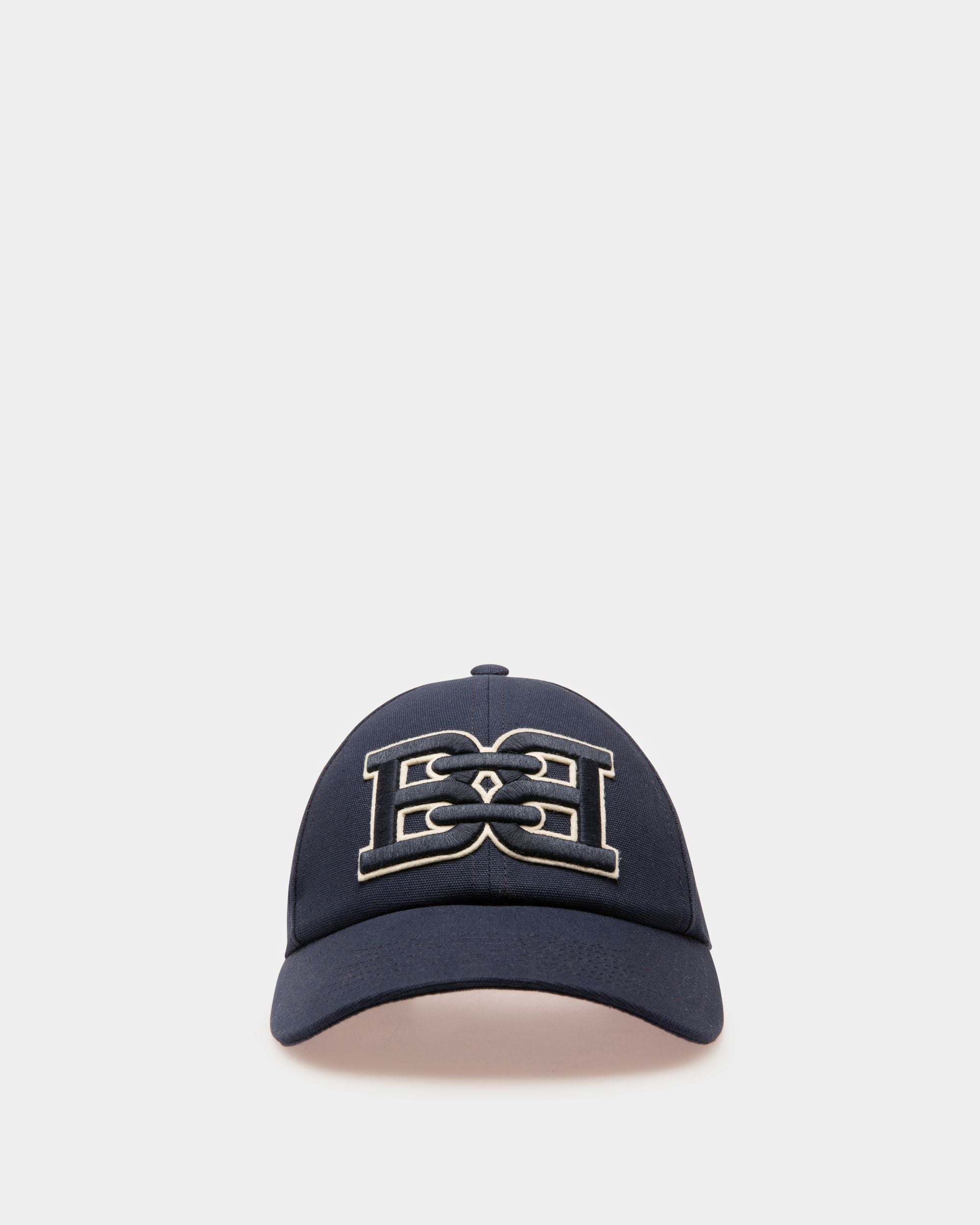 B-Chain キャップ ネイビー コットン キャップ - 男性 - Bally - 01
