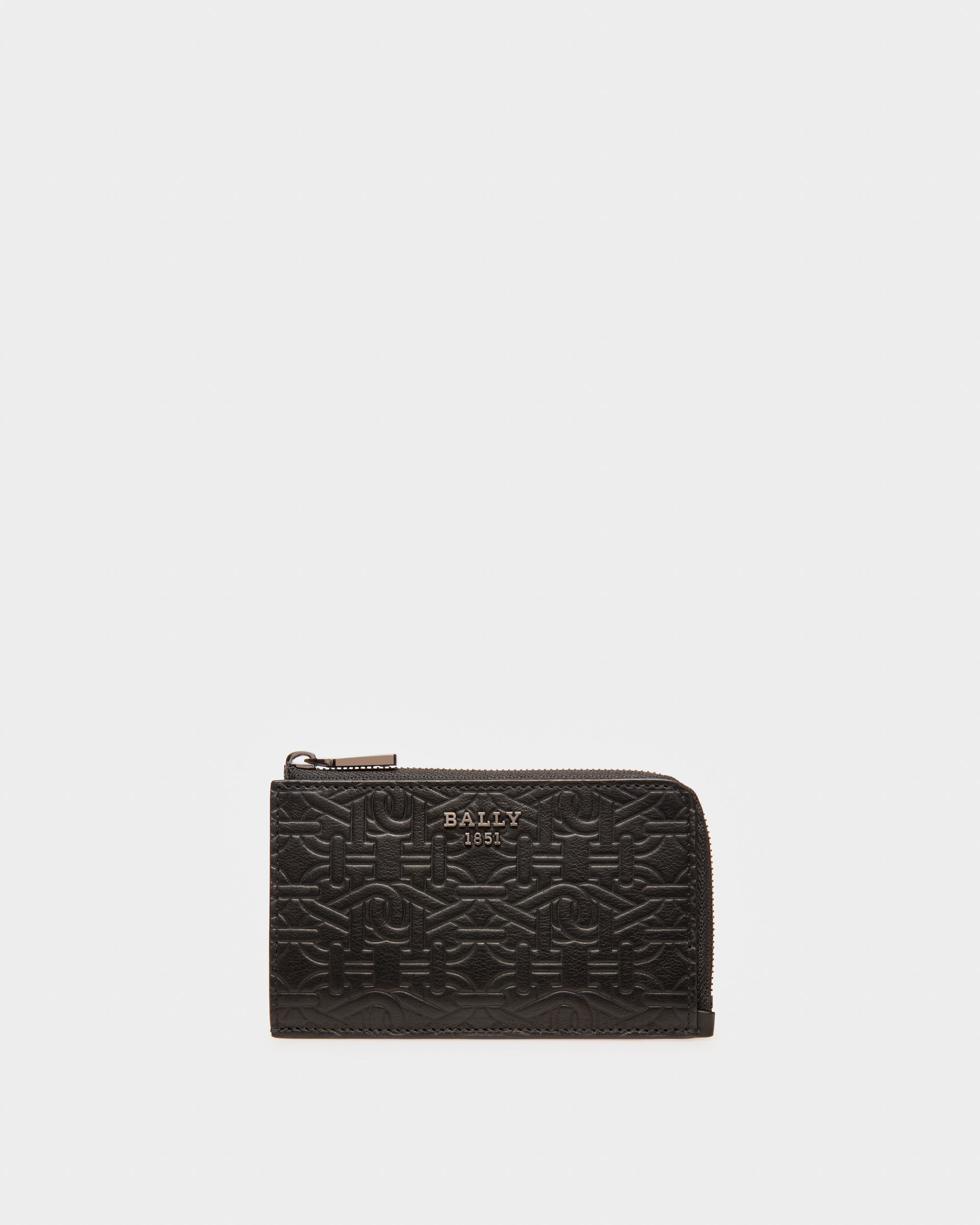Bord ブラック レザー カードホルダー - 男性 - Bally - 01