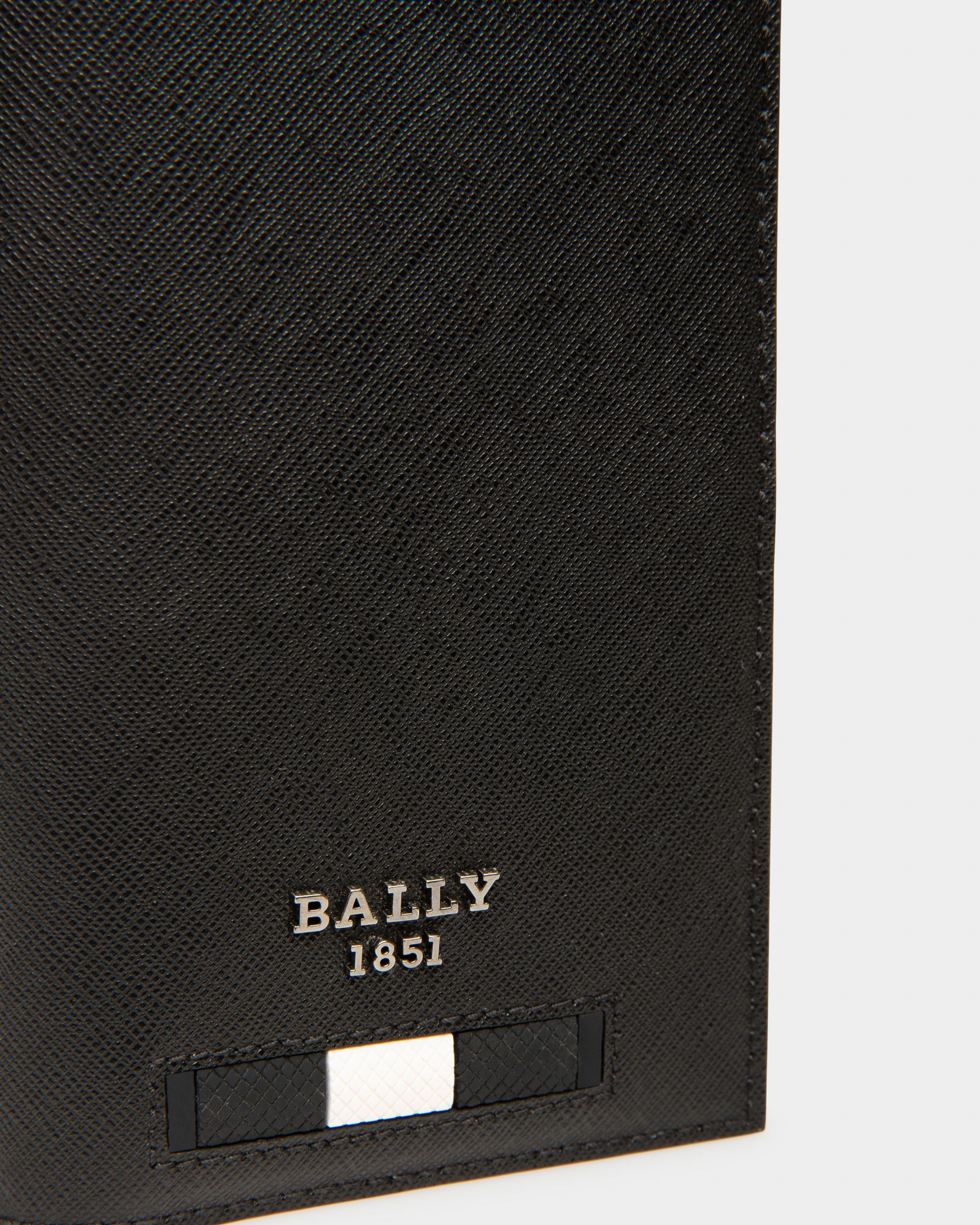 Baliro ブラック リサイクルレザー コンチネンタルウォレット - 男性 - Bally - 04