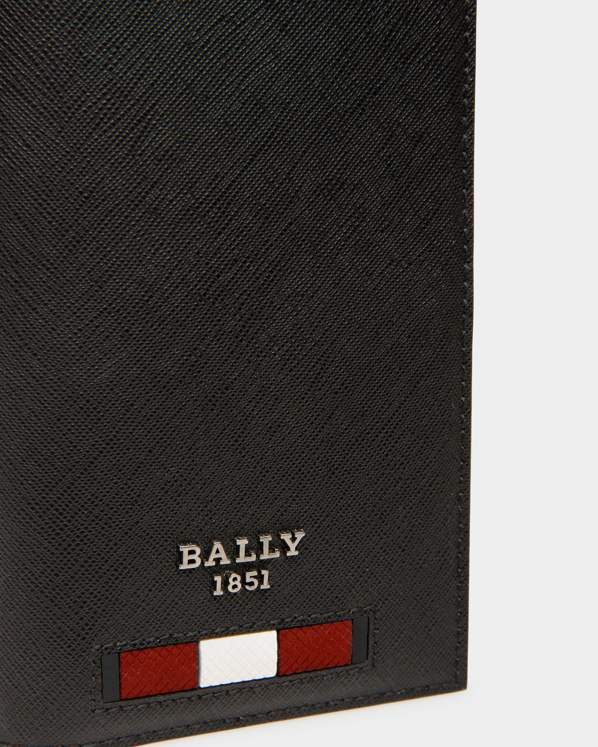 Baliro ブラック リサイクルレザー コンチネンタルウォレット - 男性 - Bally - 04