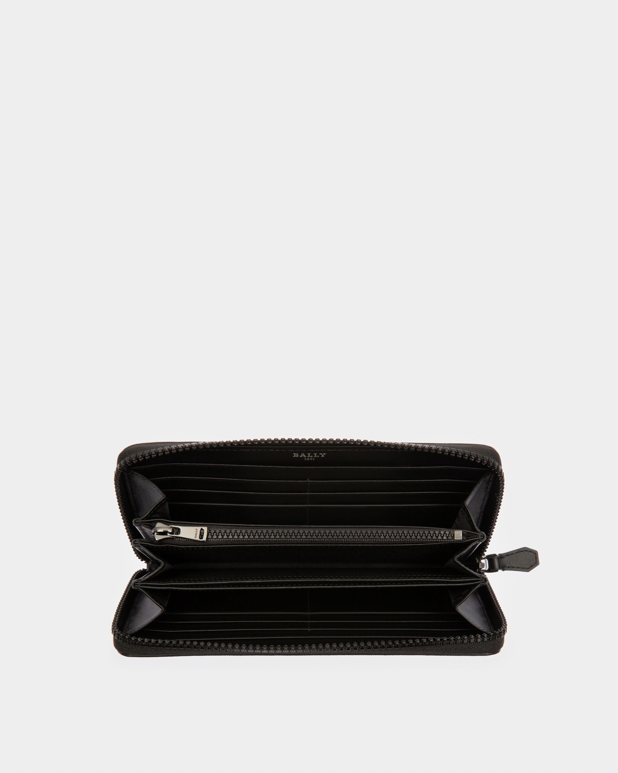 Balen ブラック リサイクルレザー トラベルウォレット - 男性 - Bally - 03