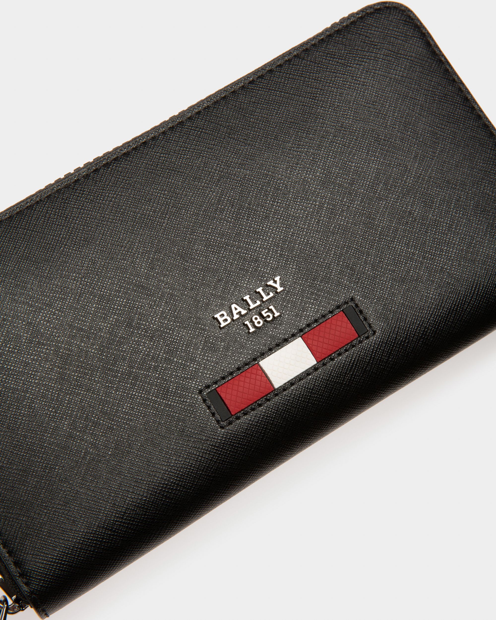 Balen ブラック リサイクルレザー トラベルウォレット - 男性 - Bally - 04