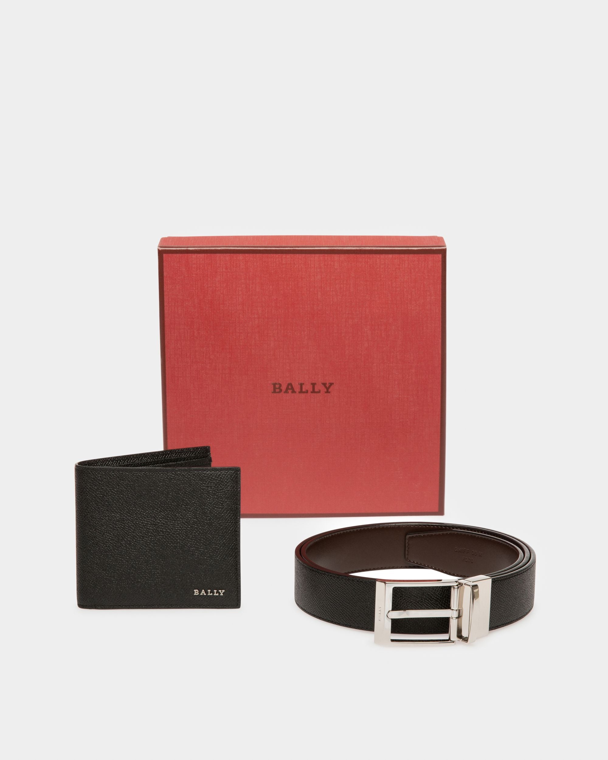 Bally ギフトボックス ブラック レザー ベルト＆ウォレット ギフトボックス - 男性 - Bally - 02