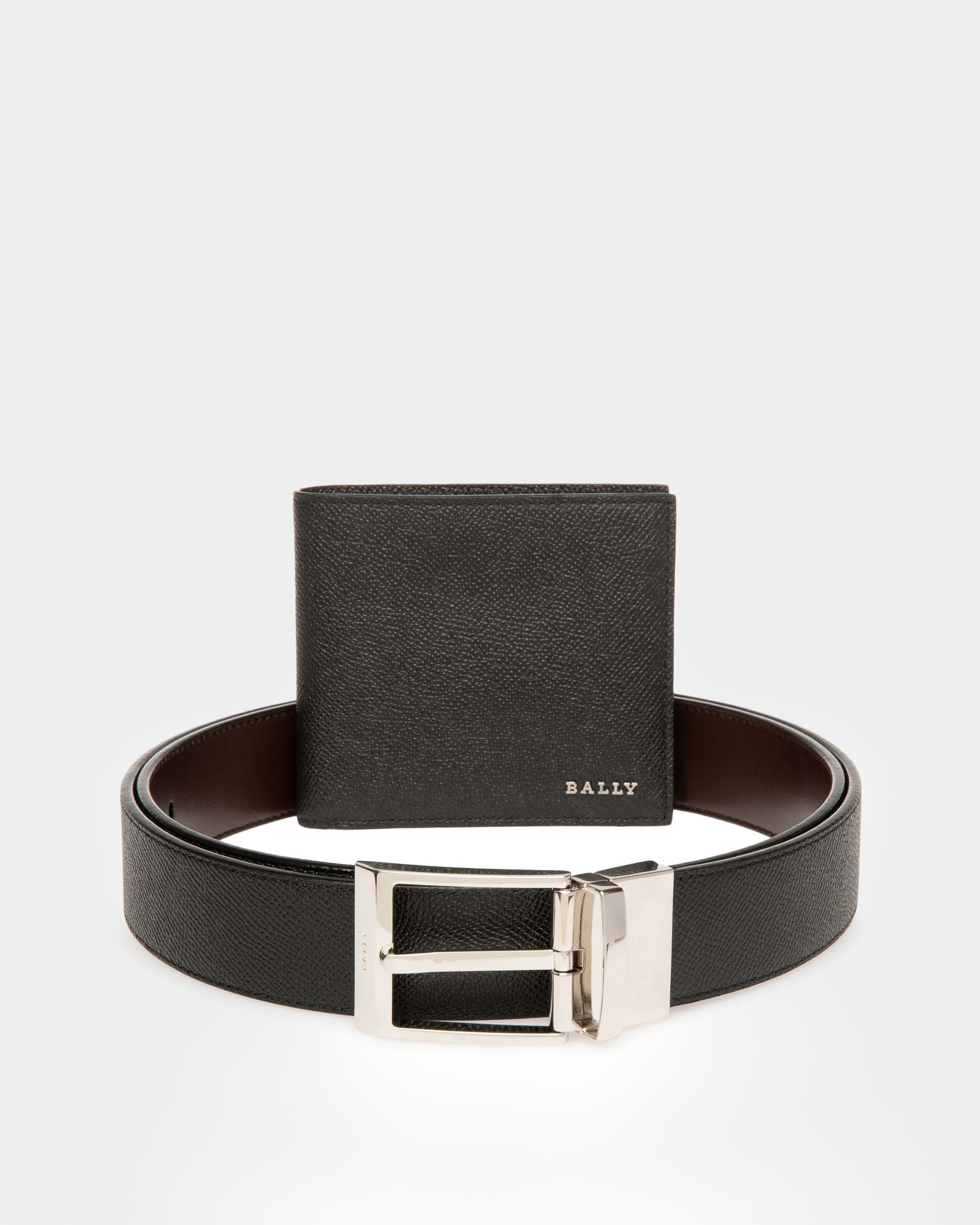 Bally ギフトボックス ブラック レザー ベルト＆ウォレット ギフトボックス - 男性 - Bally - 03