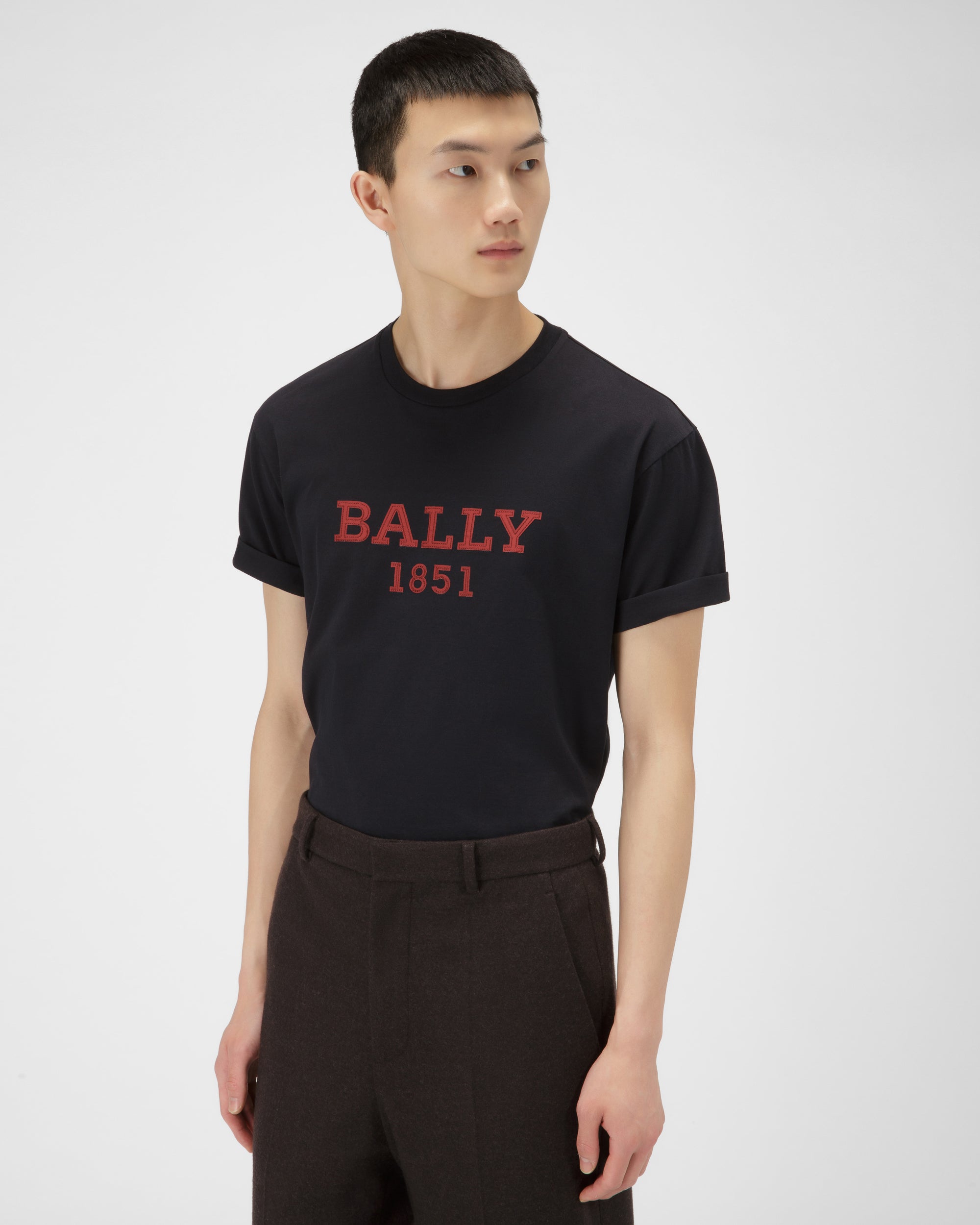 ネイビー コットン トップス - 男性 - Bally - 01