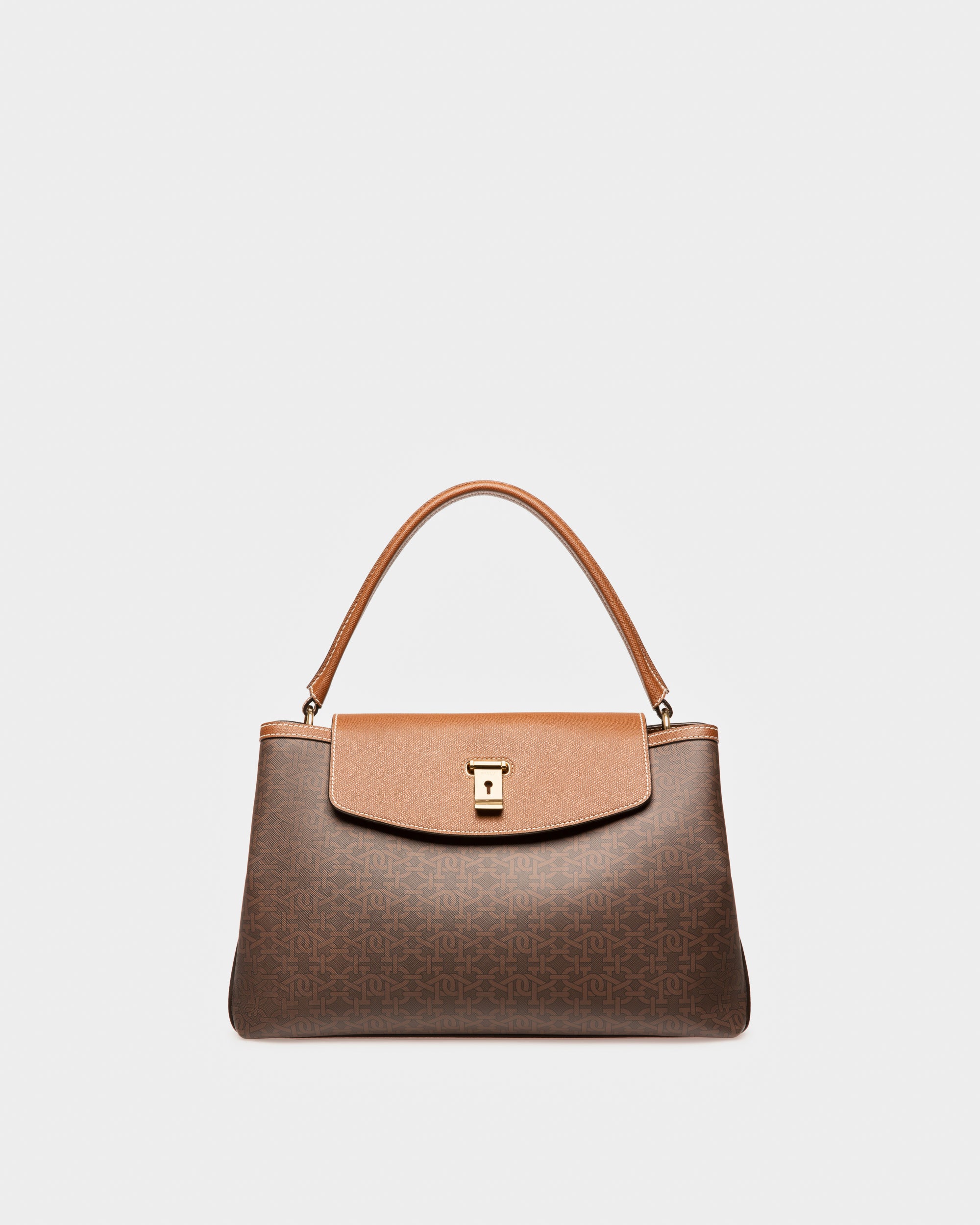 Layka ブラウン Tpu トップハンドルバッグ - 女性 - Bally - 01